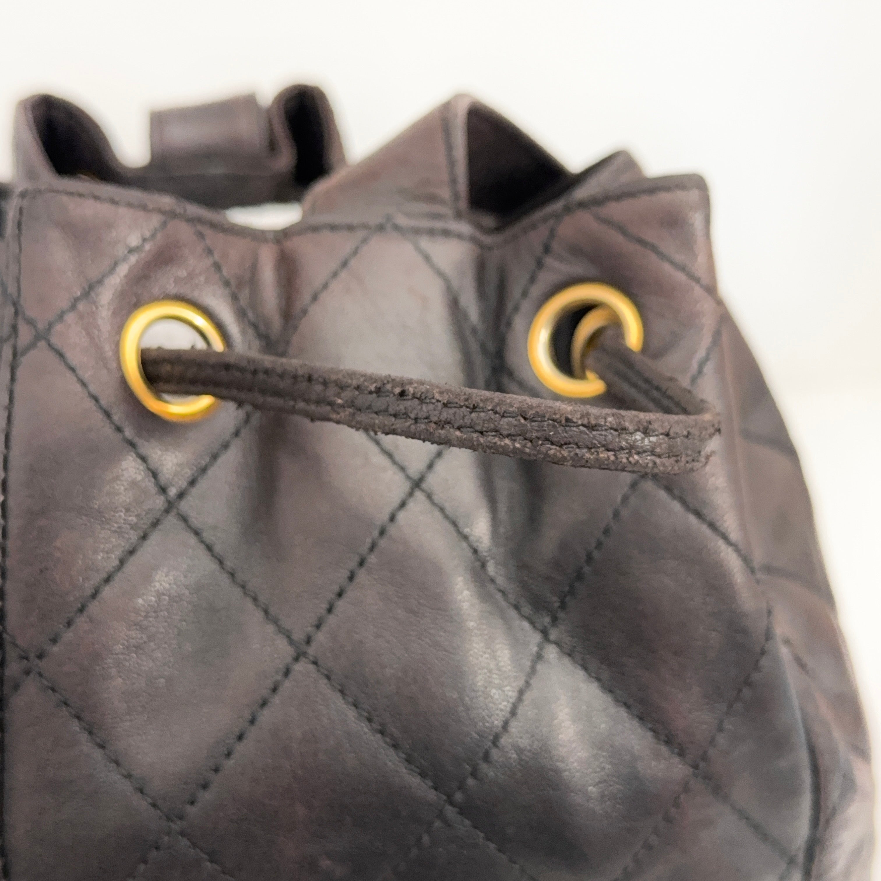 CC Brown Bucket Bag