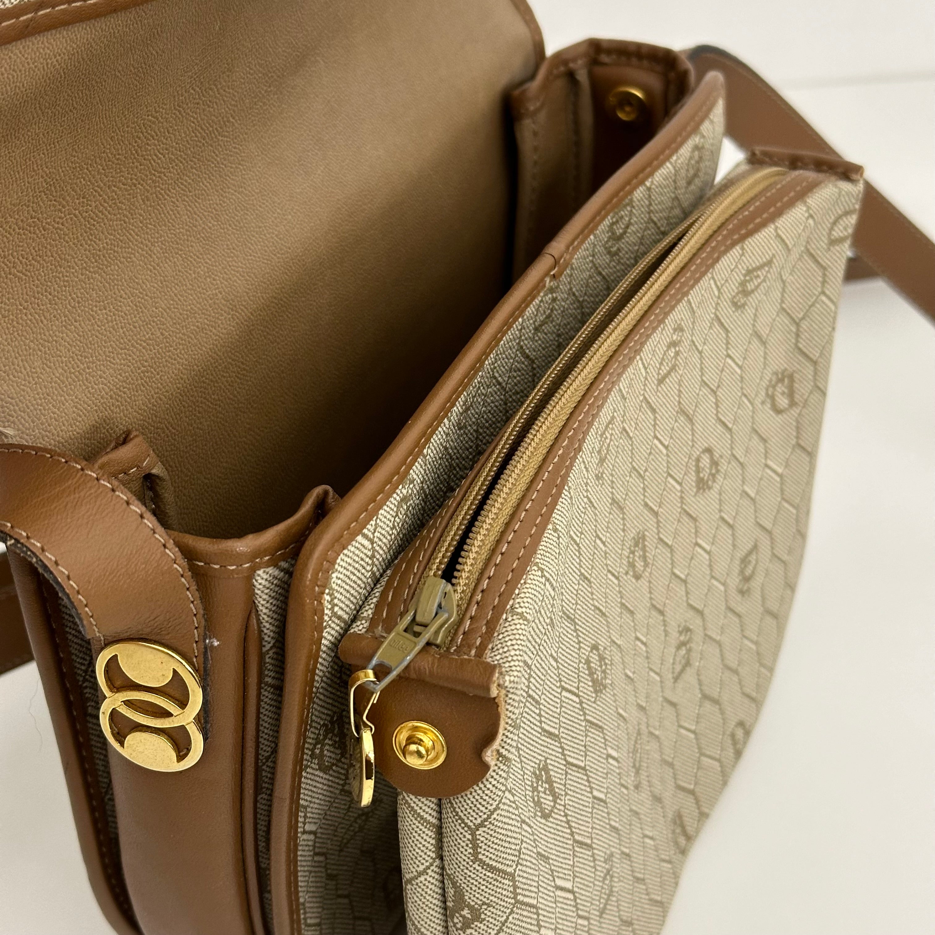 Vintage Honeycomb Crossbody
