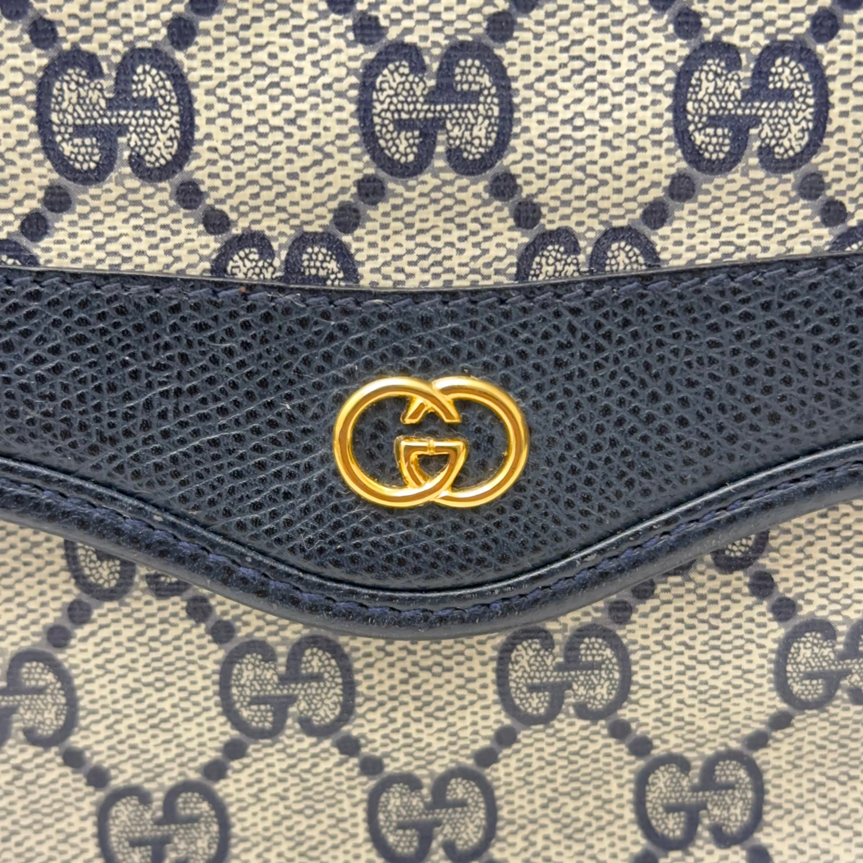 Navy GG Supreme Crossbody
