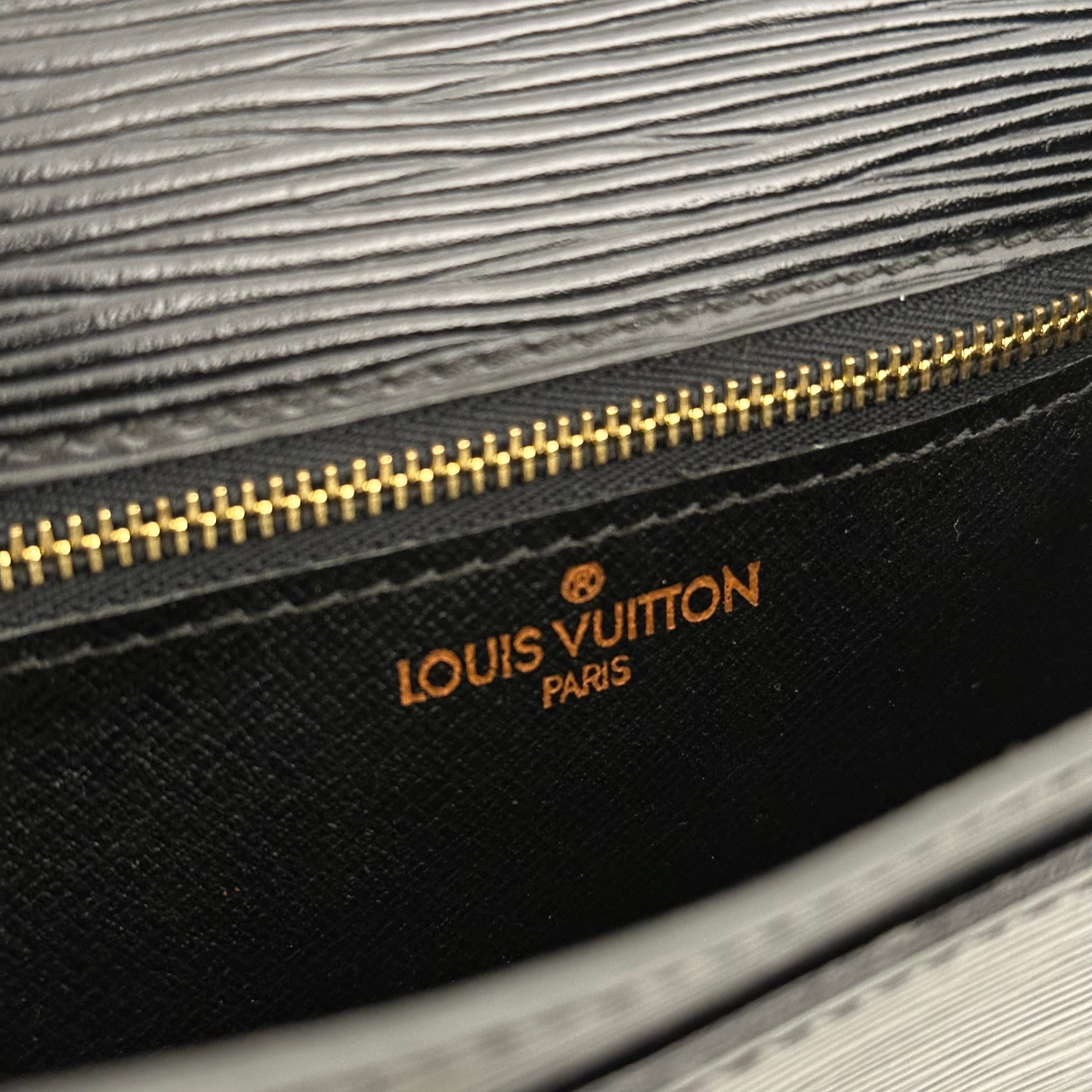 Black Epi Monceau Bag