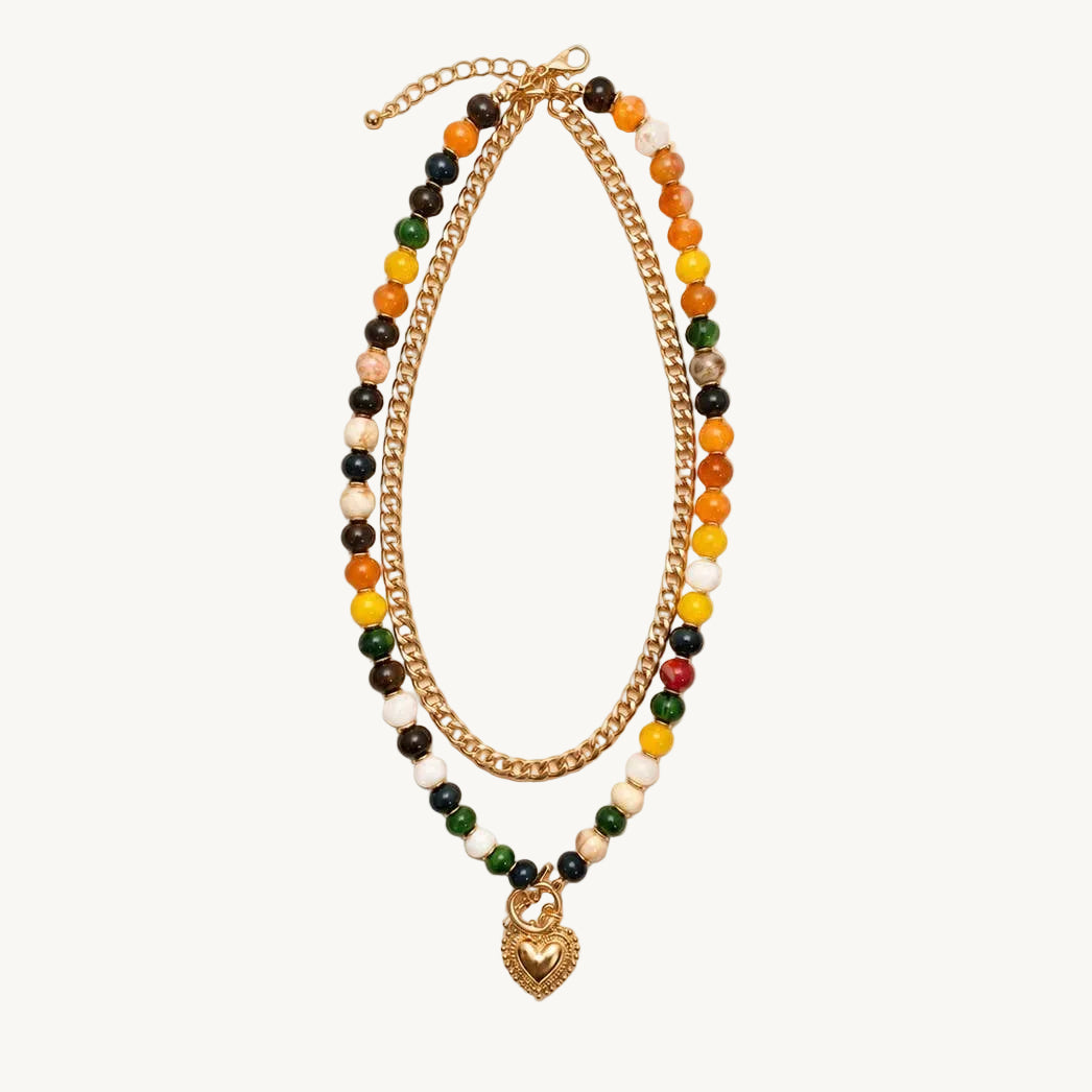 Multi Layer Beaded Necklaces