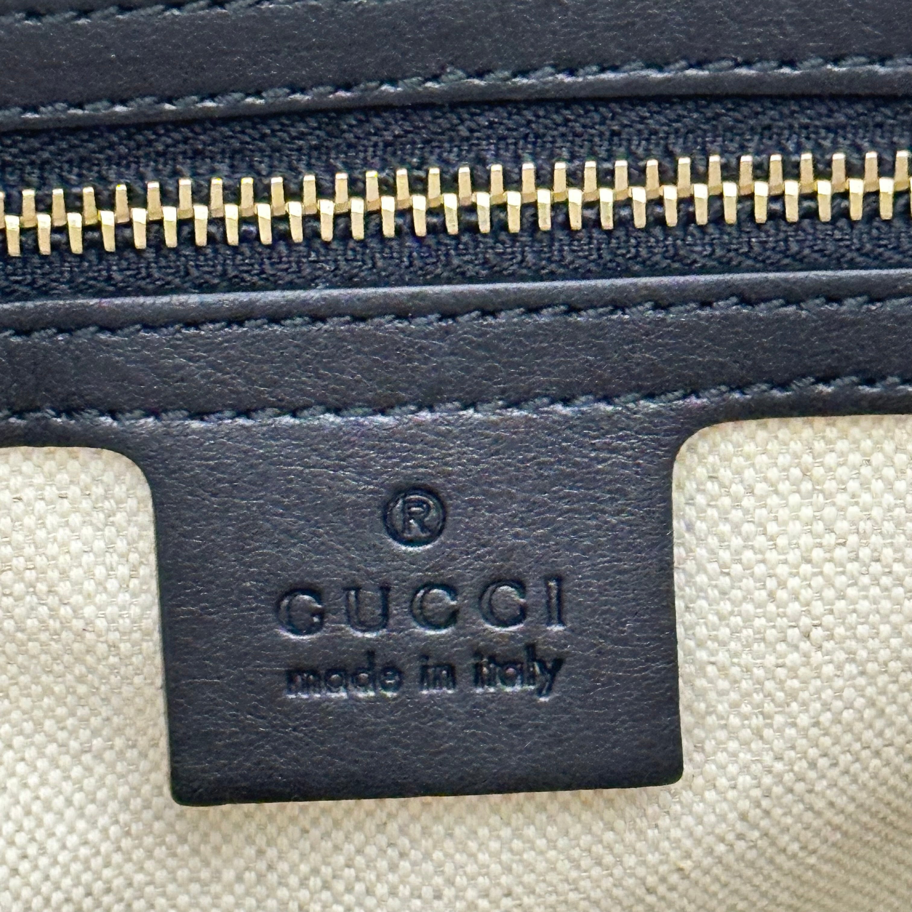 Guccissima Medium Bree Foldover
