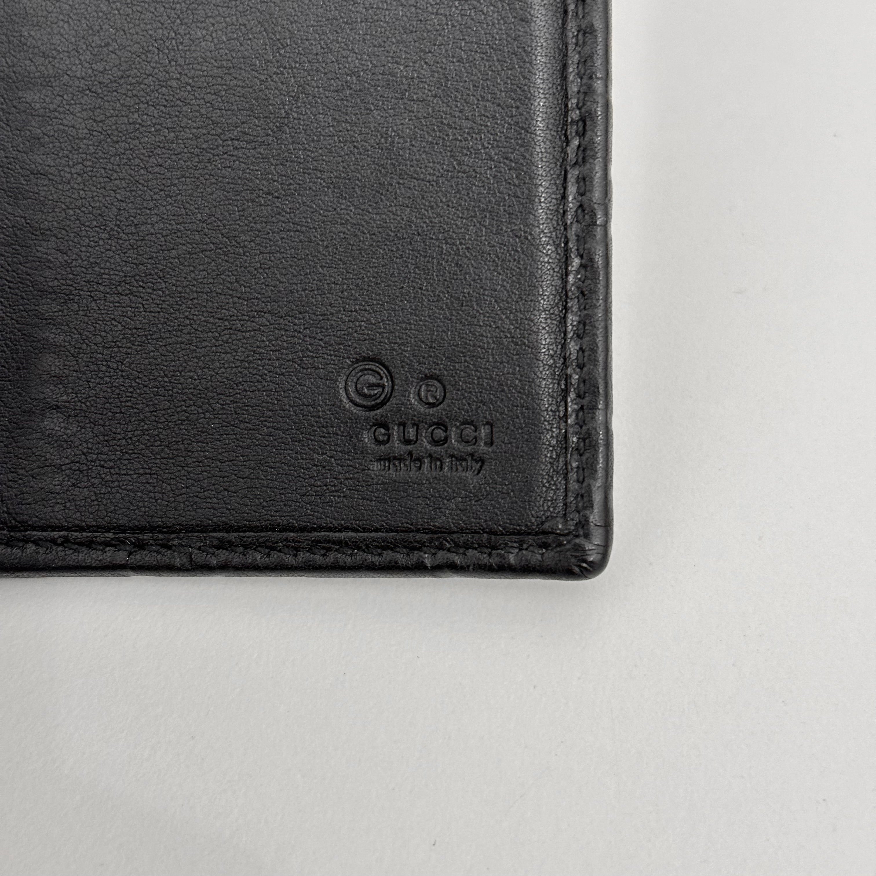 Black Bi-Fold Guccisima Wallet