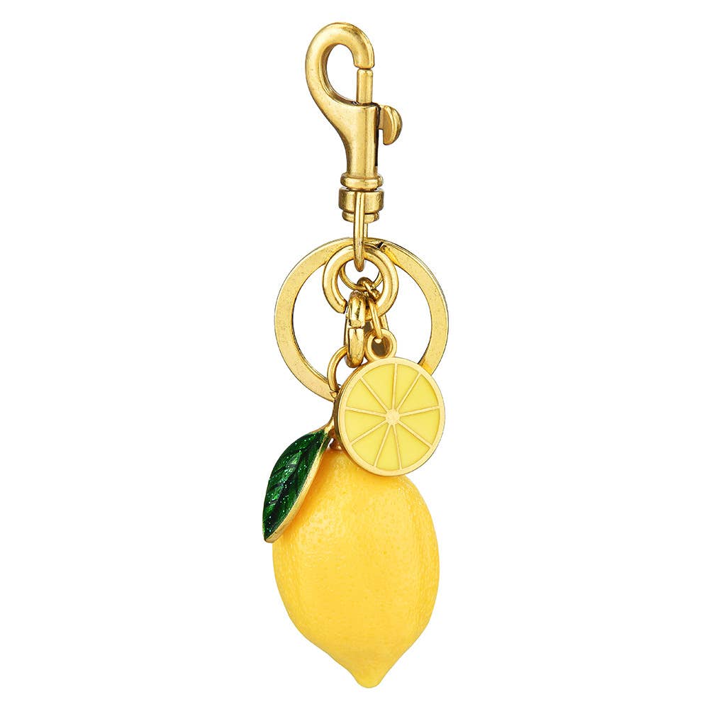 Lemon Keychain Bag