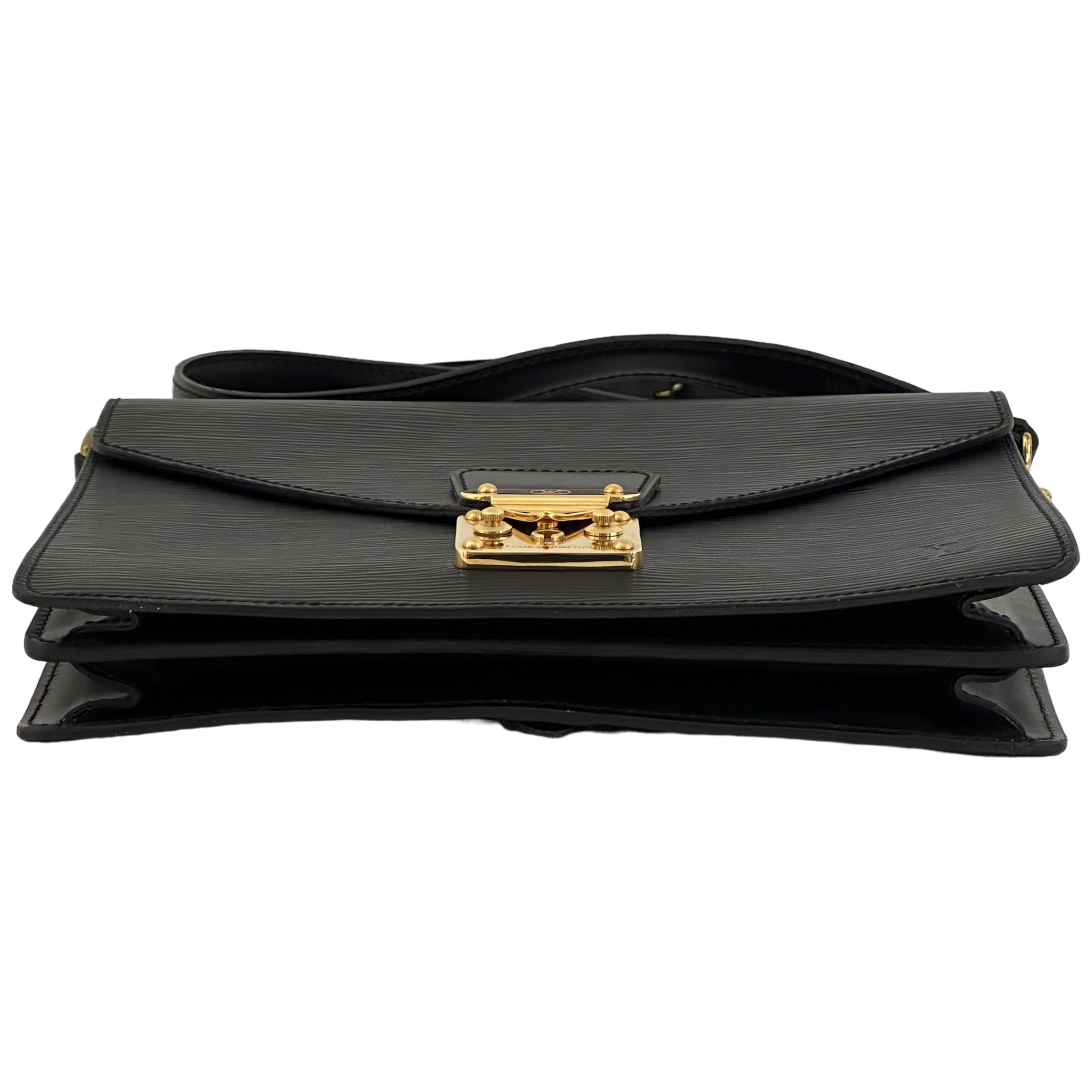 Black Epi Monceau Bag