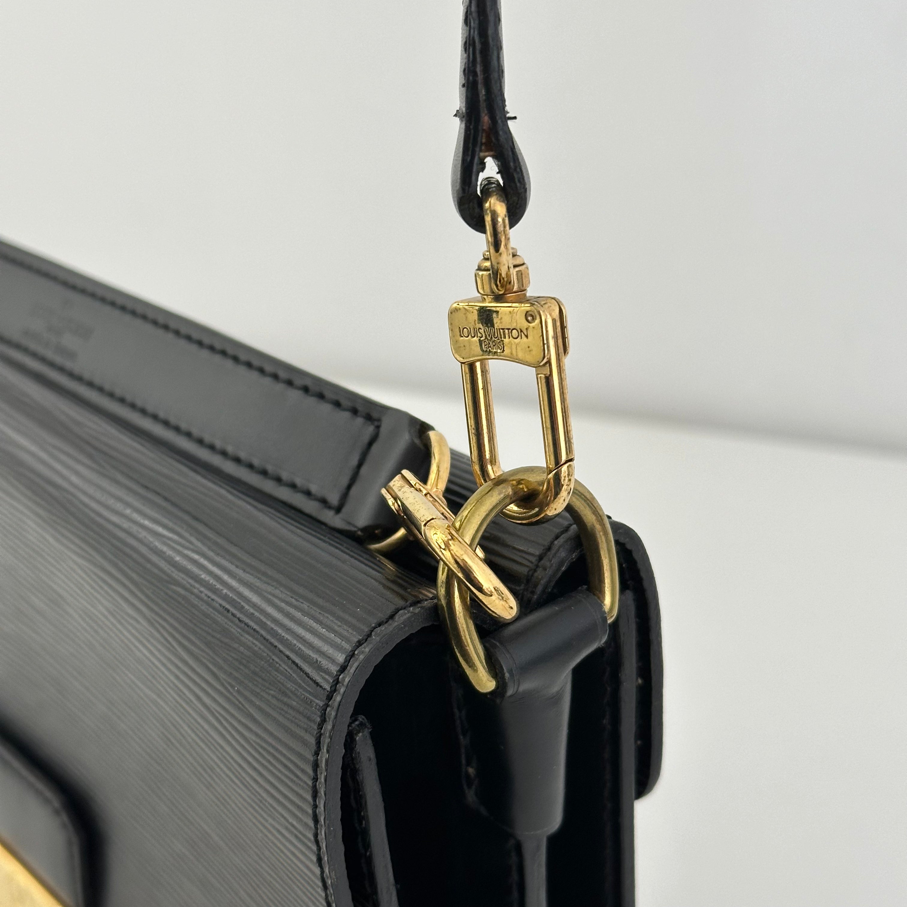 Black Epi Monceau Bag