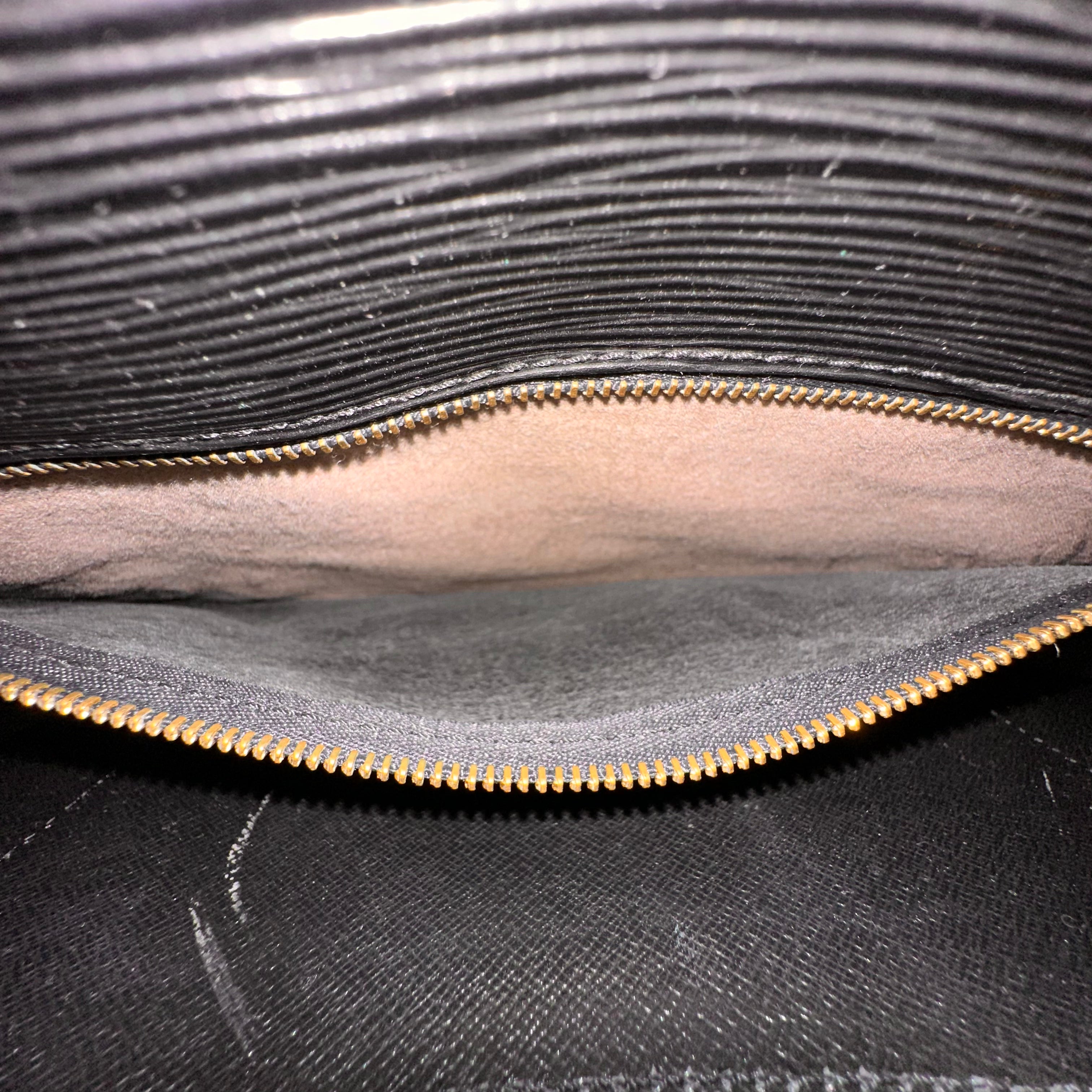 Black Epi Monceau Bag