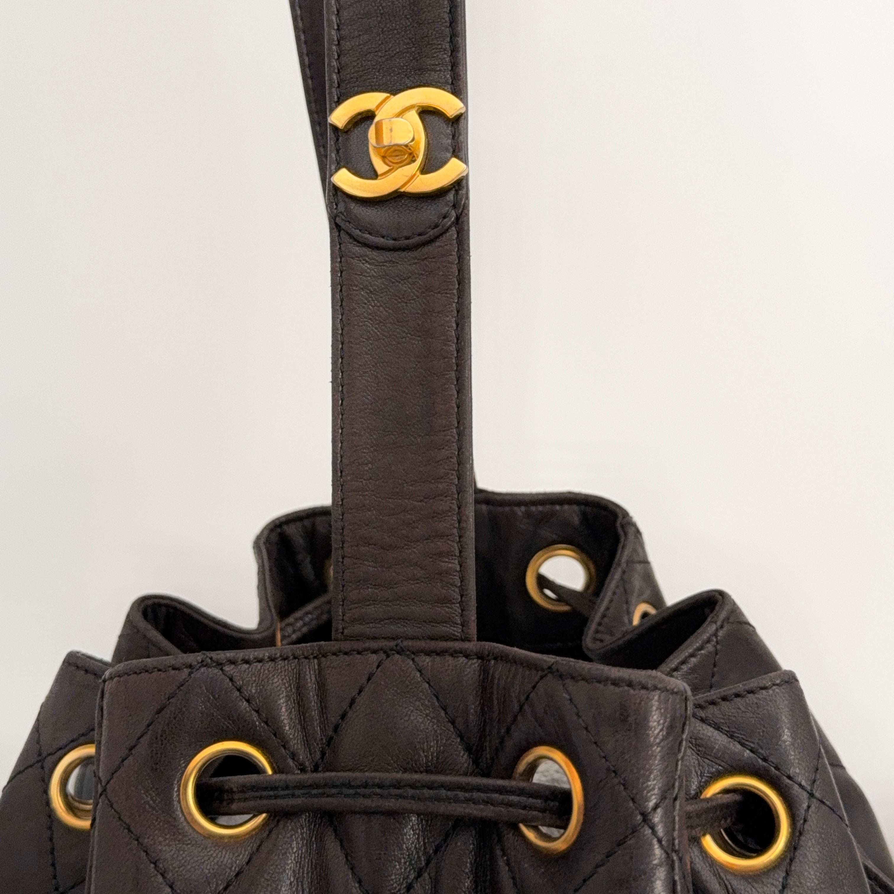CC Brown Bucket Bag