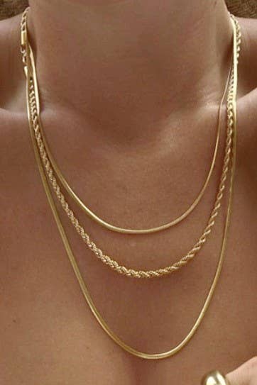 TRI LAYERED NECKLACE