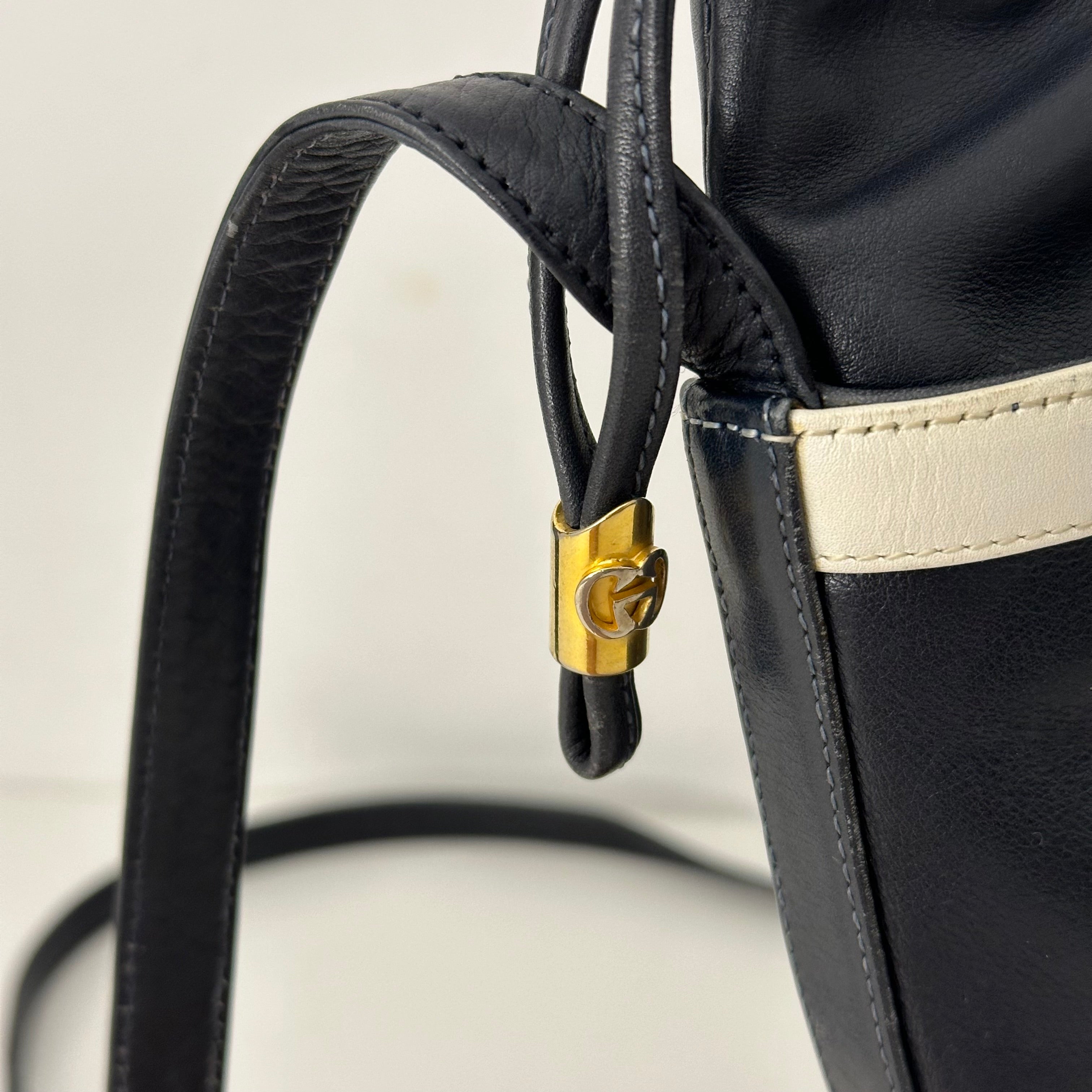 Navy Bucket Bag