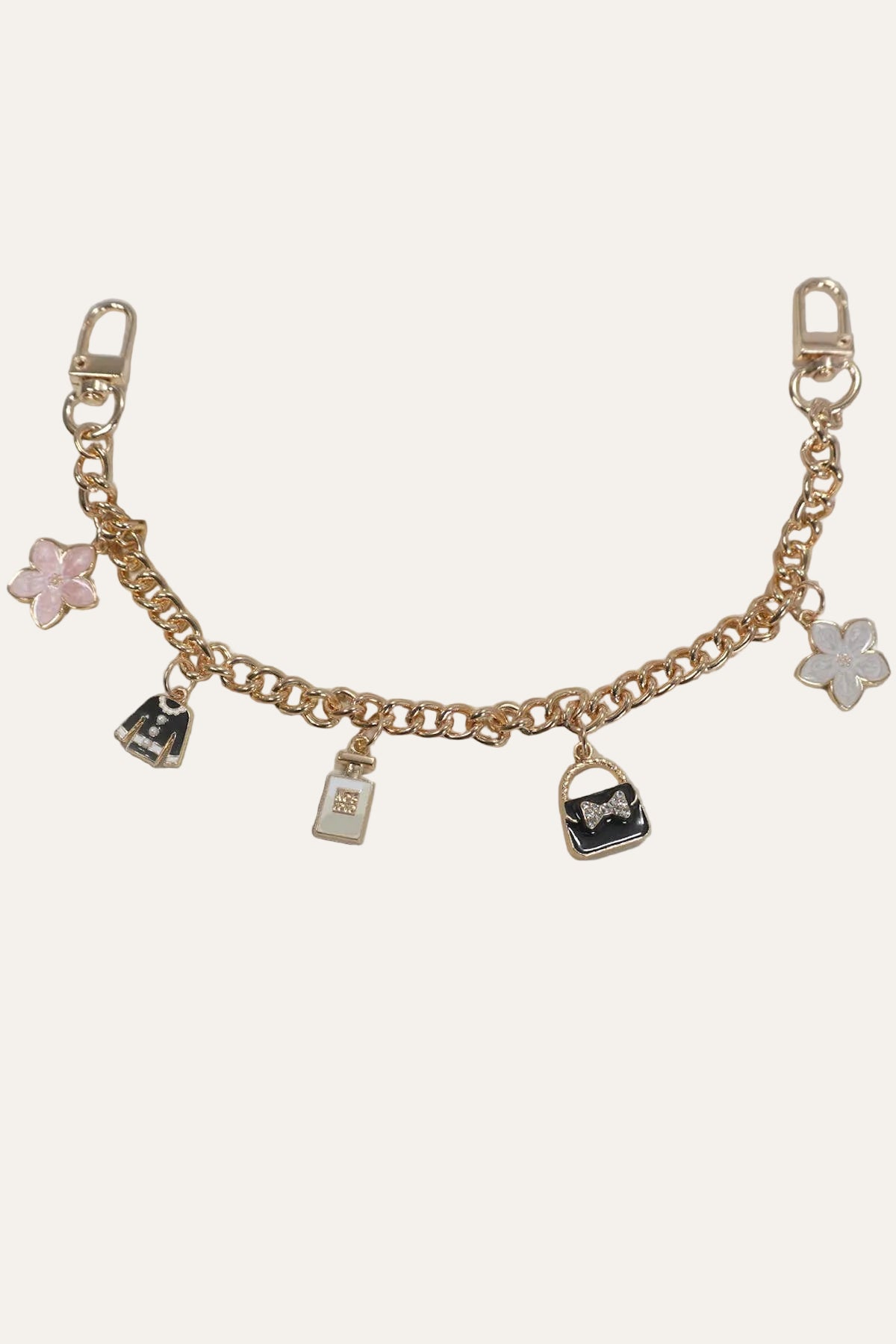 CHAIN TOP BAG FLOWER PERFUME BAG CHARM