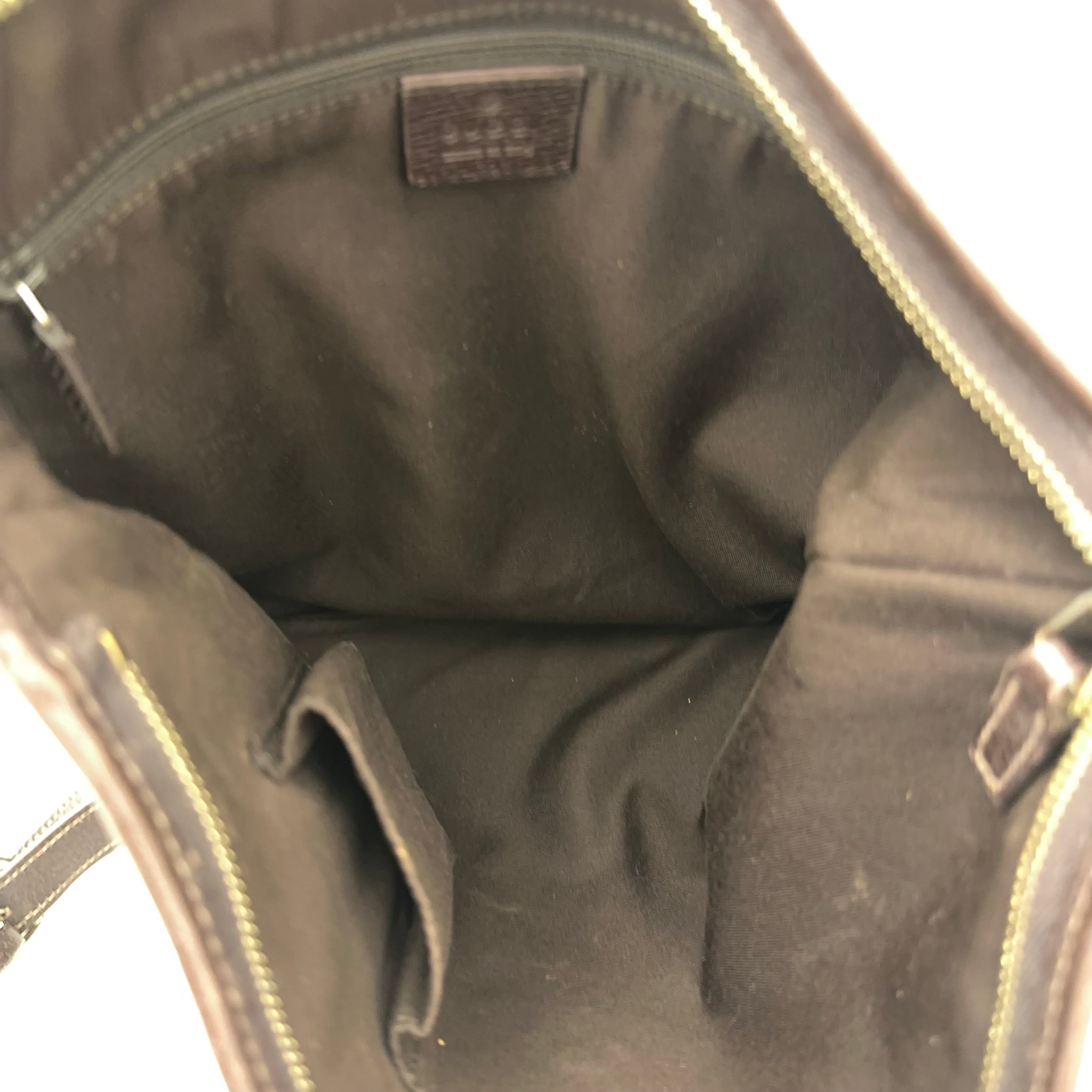 Brown GG Web Crossbody