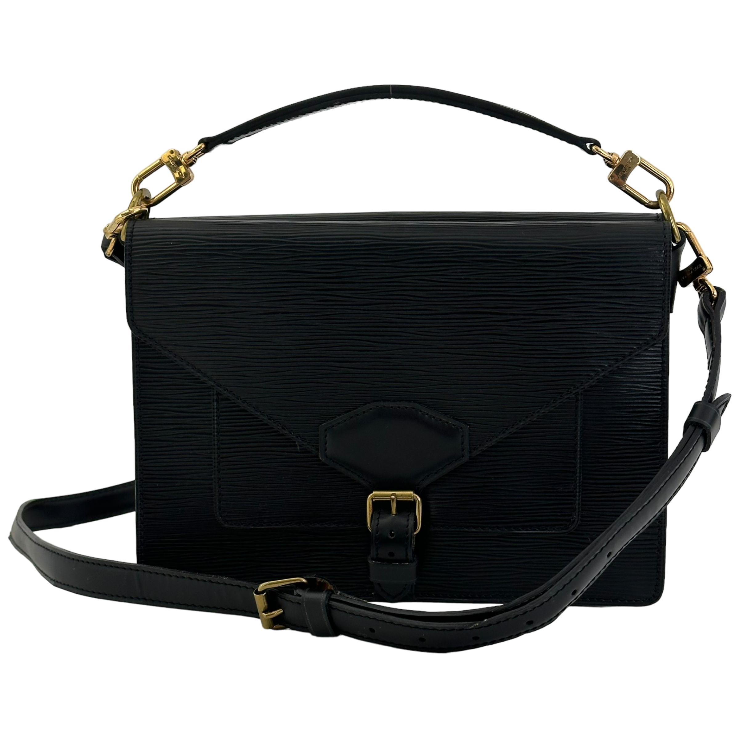 Black Epi Monceau Bag