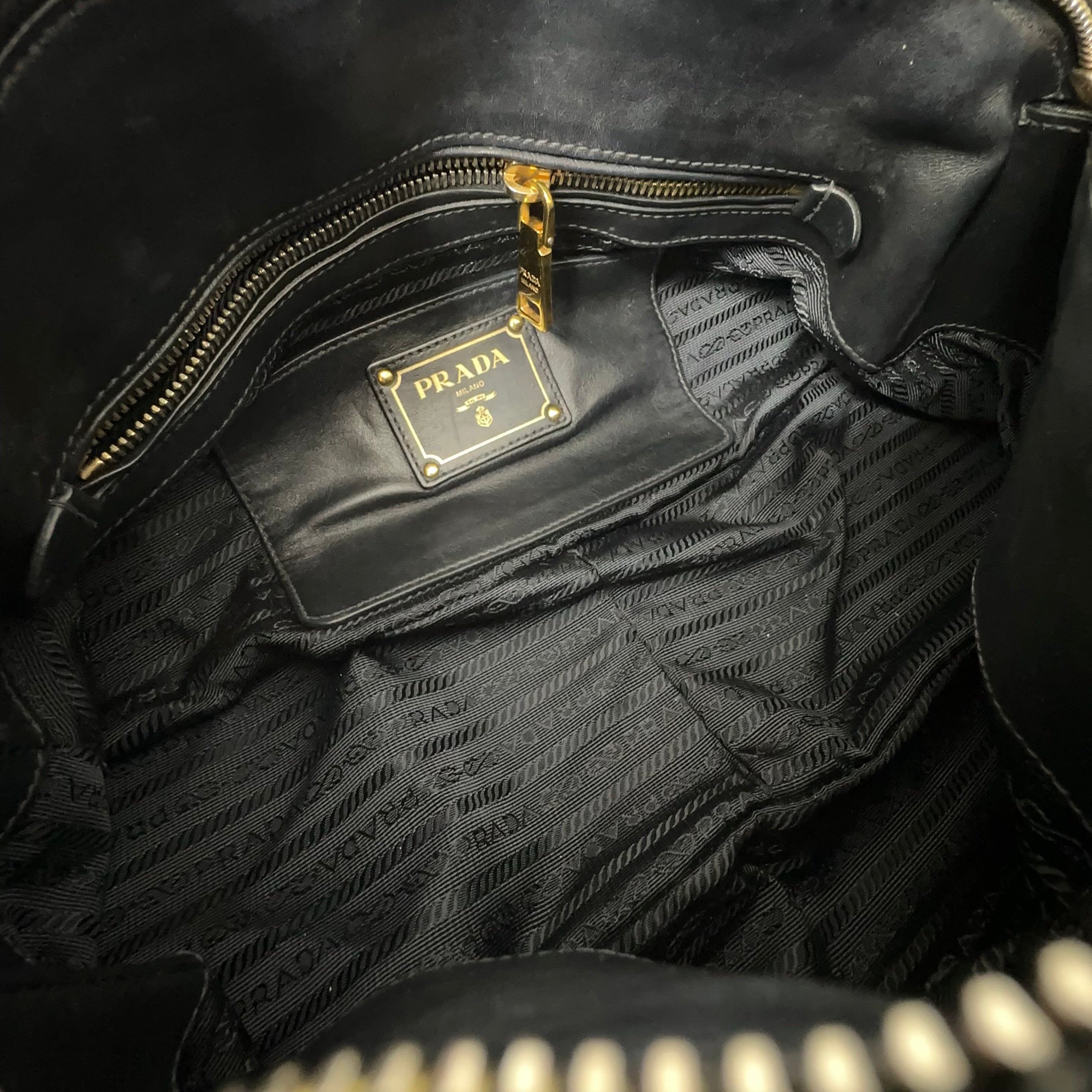 Bauletto Navy Handbag