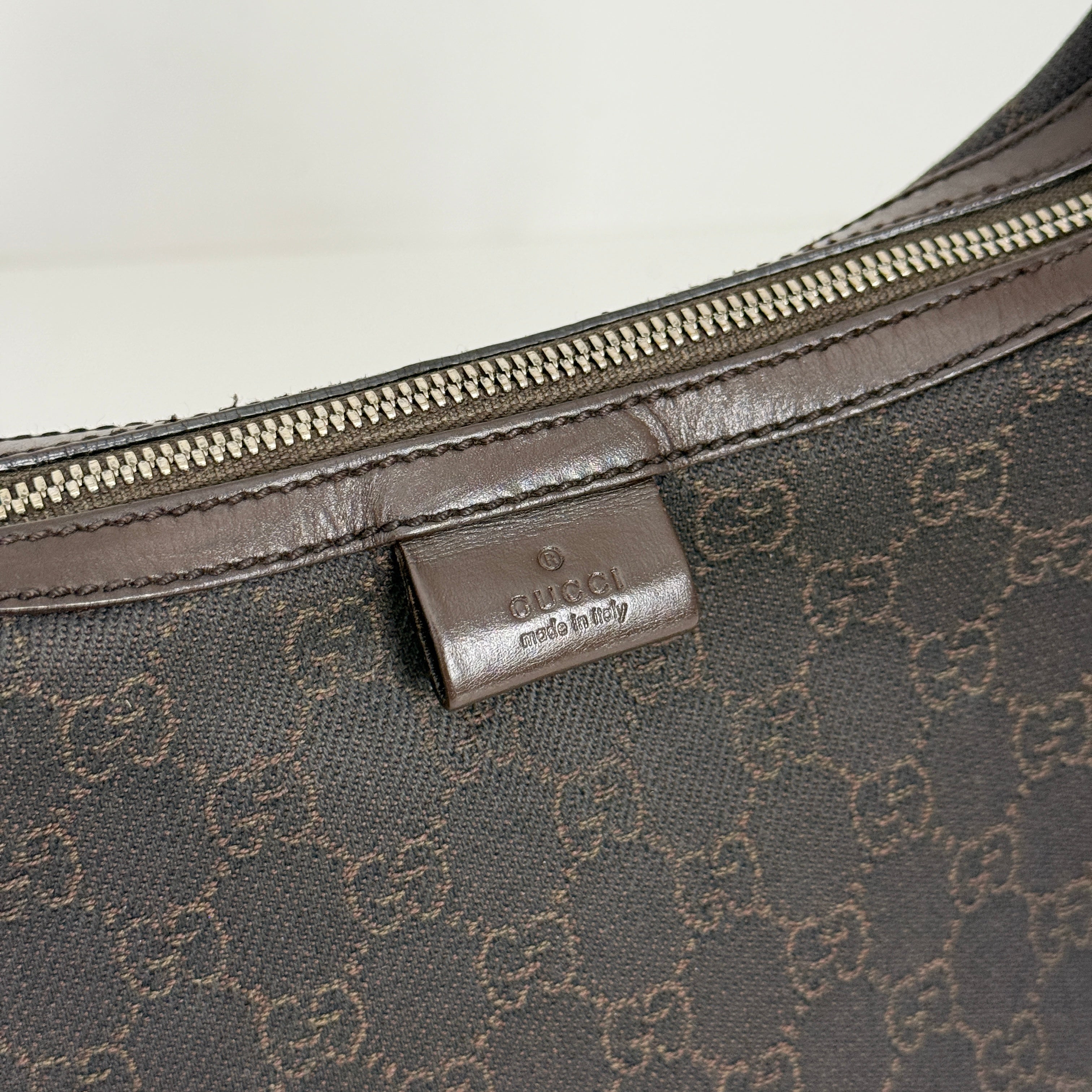 Half Moon Denim Shoulder Bag
