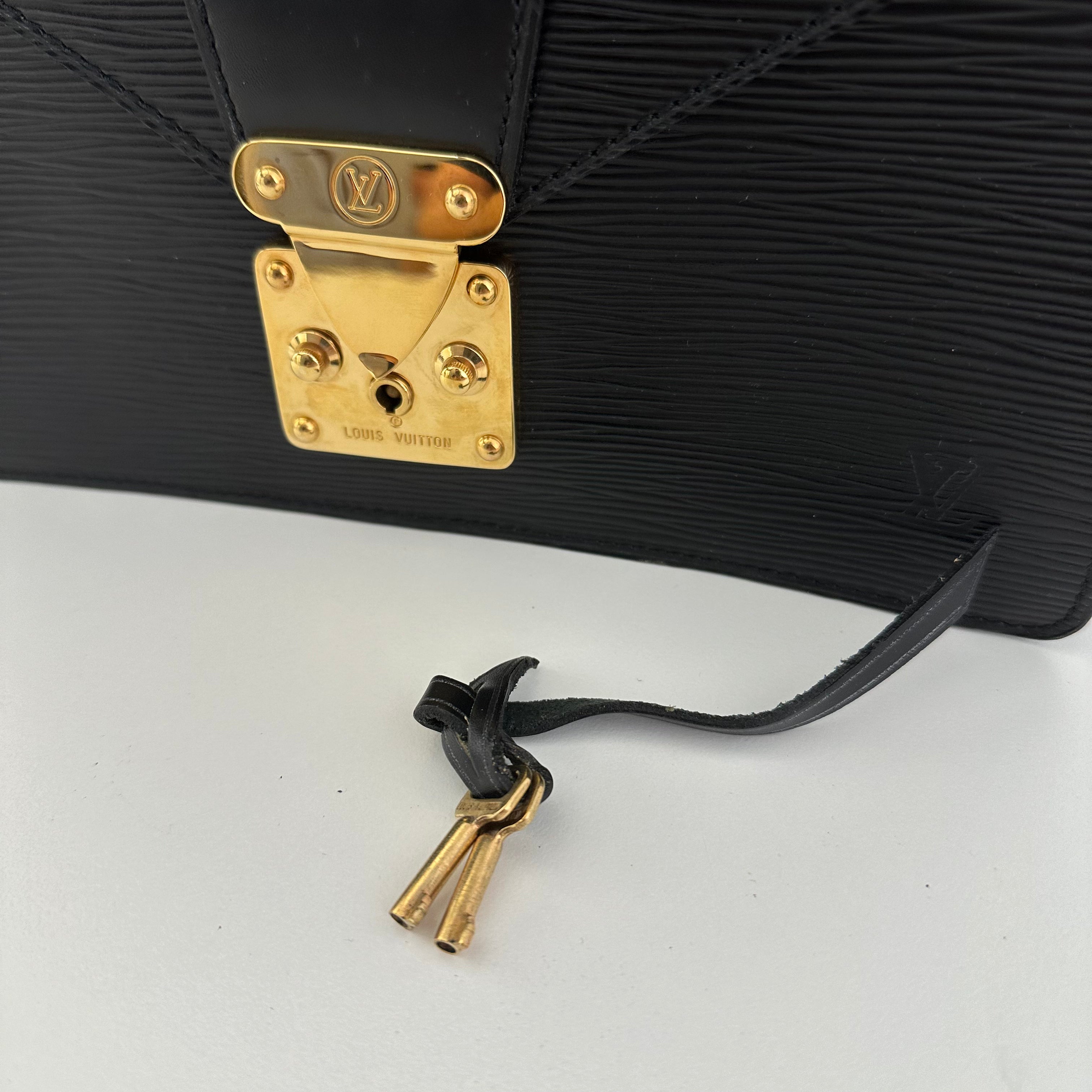 Black Epi Monceau Bag