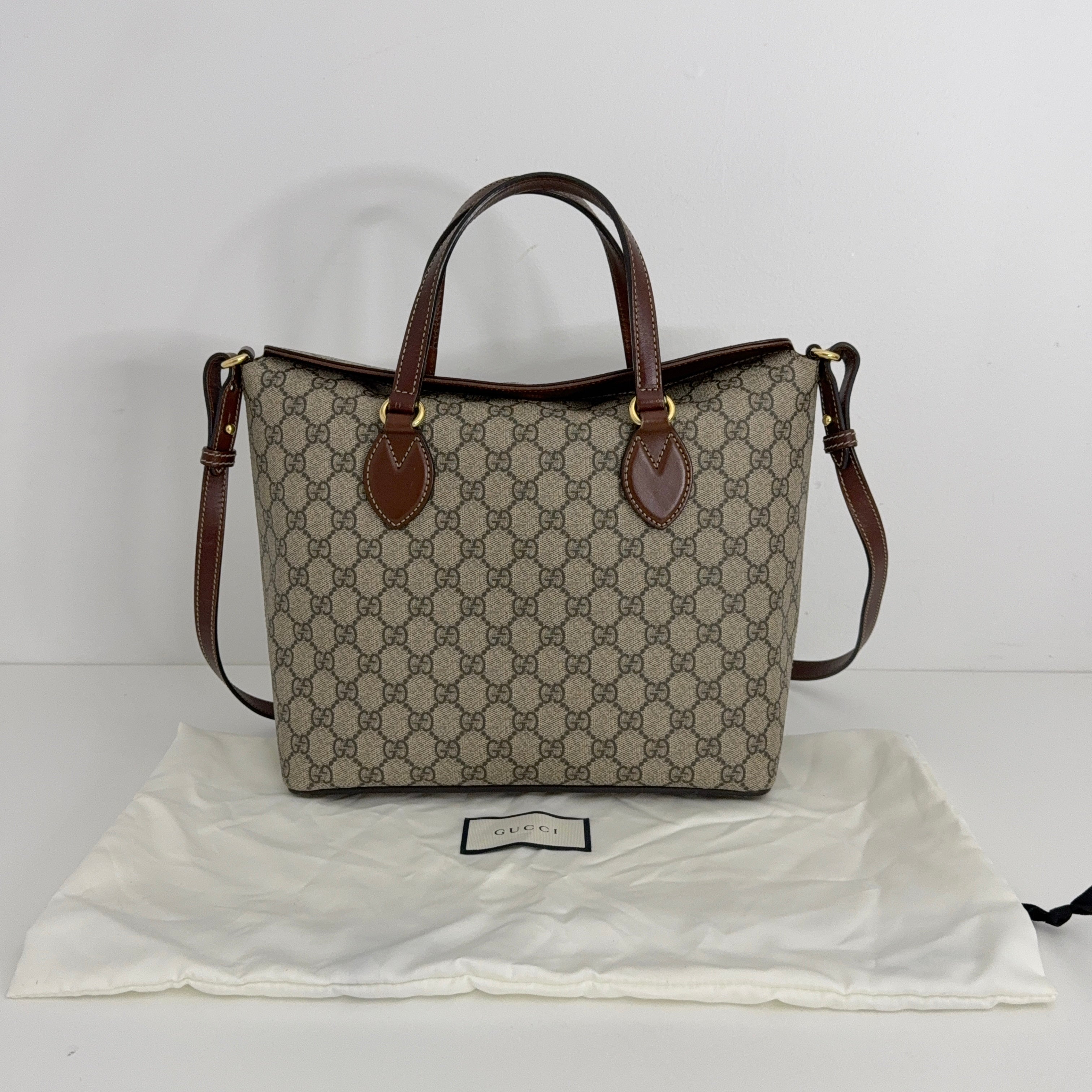 GG Supreme Linea A Foldover Tote