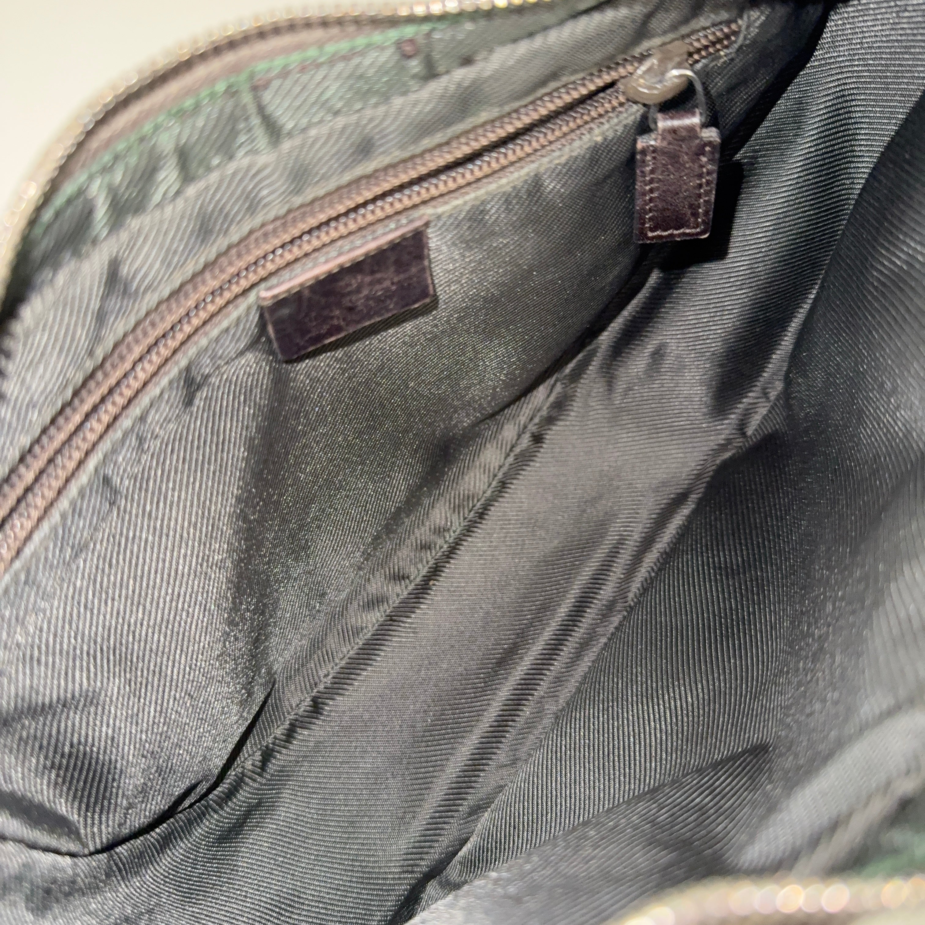 Half Moon Denim Shoulder Bag