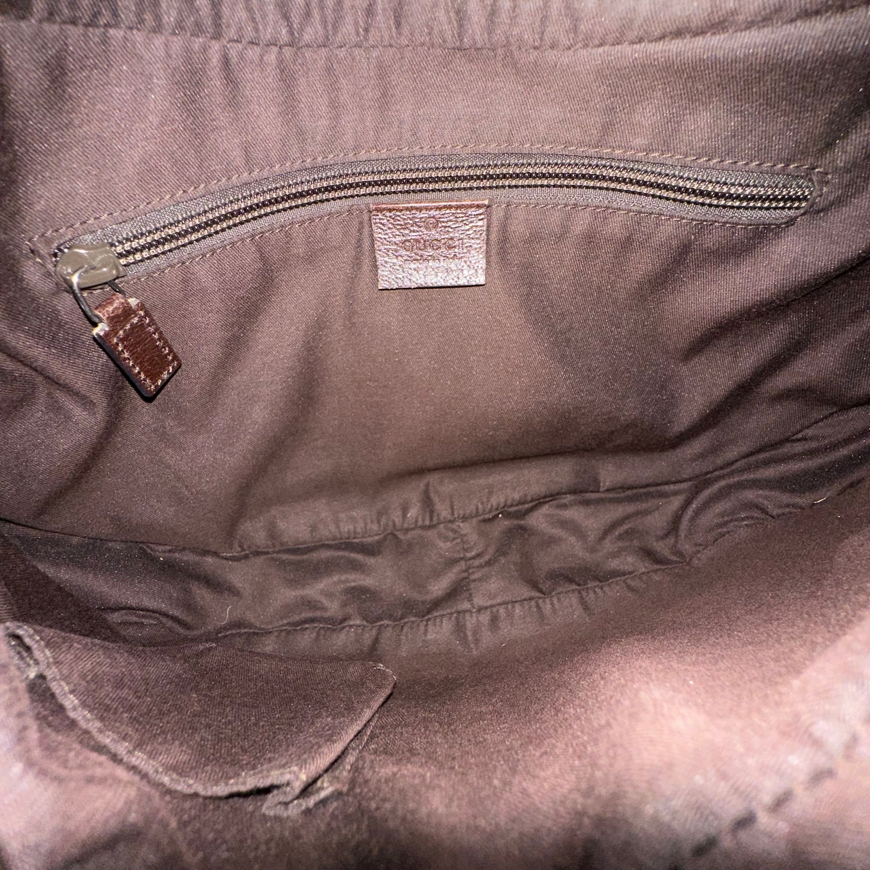 GG Web Brown Messenger Bag