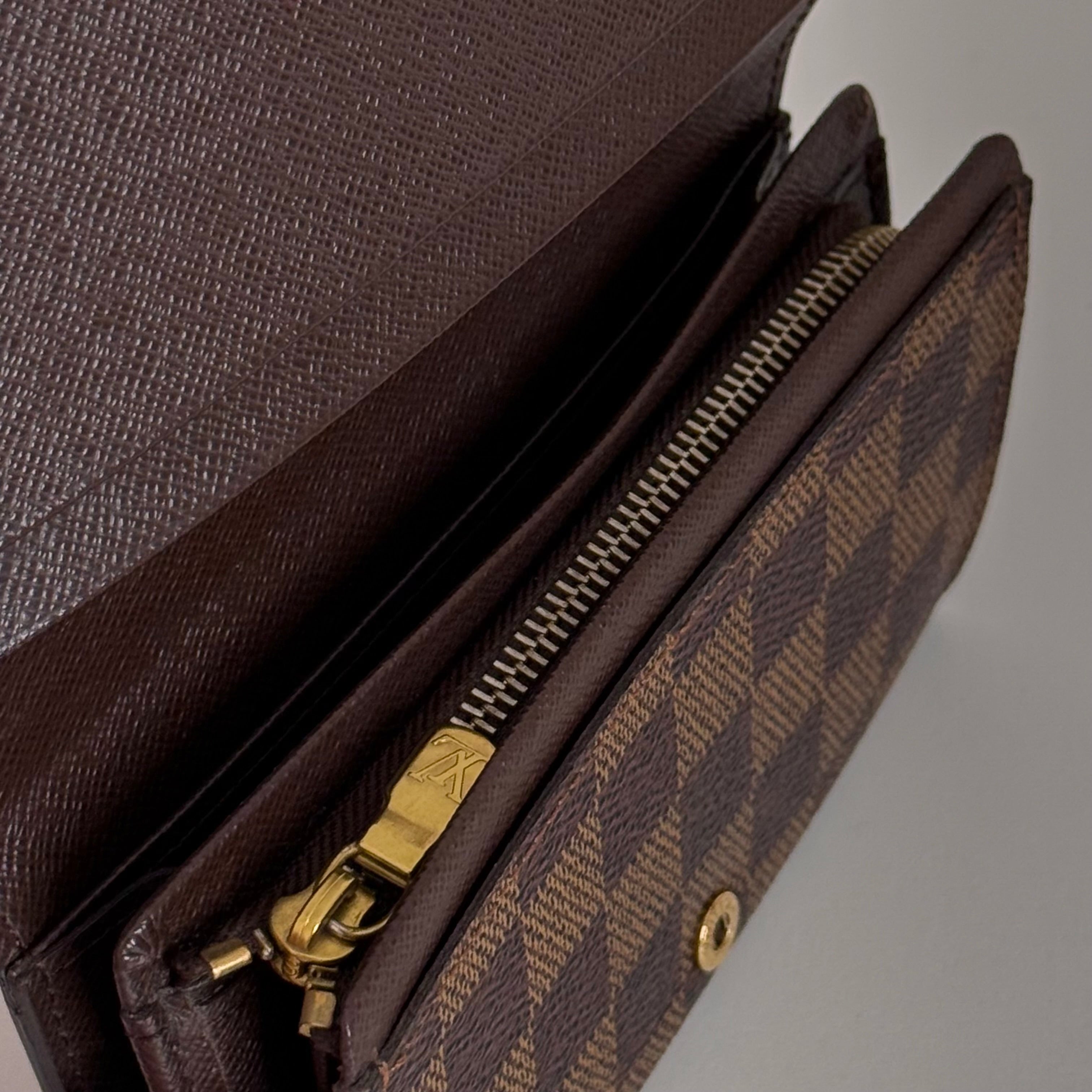 Damier Ebene Compact Wallet
