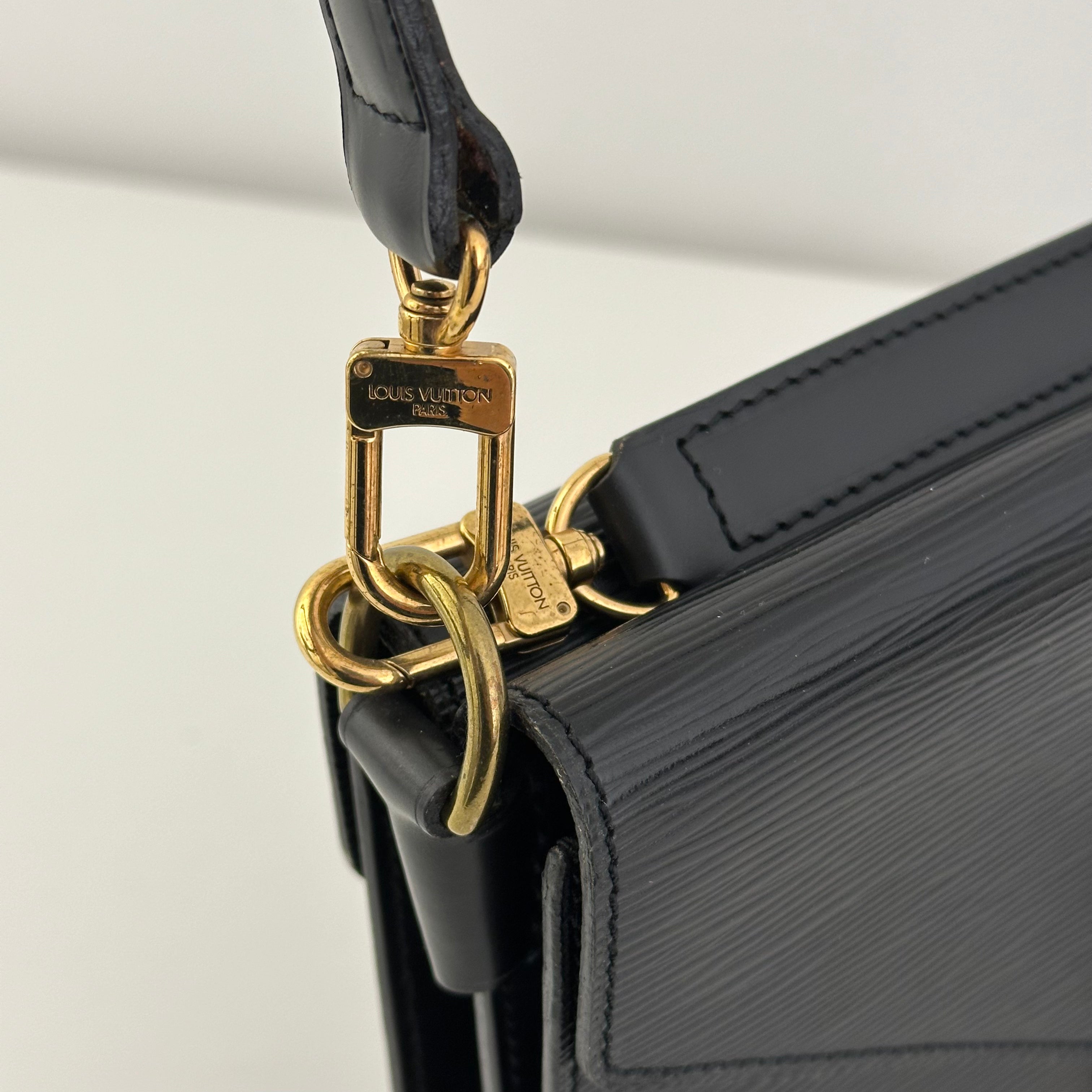 Black Epi Monceau Bag