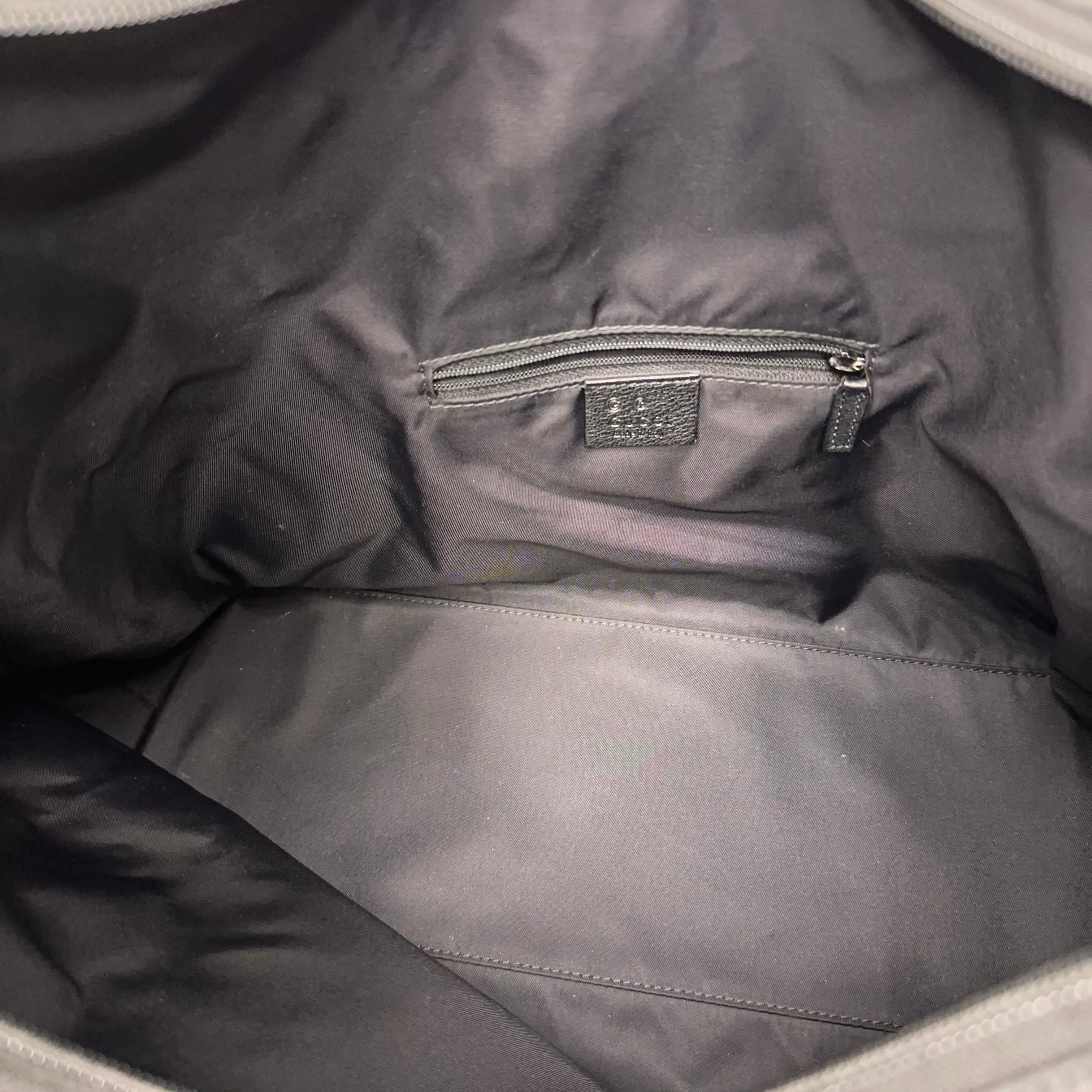GG Web Nylon Shoulder Bag
