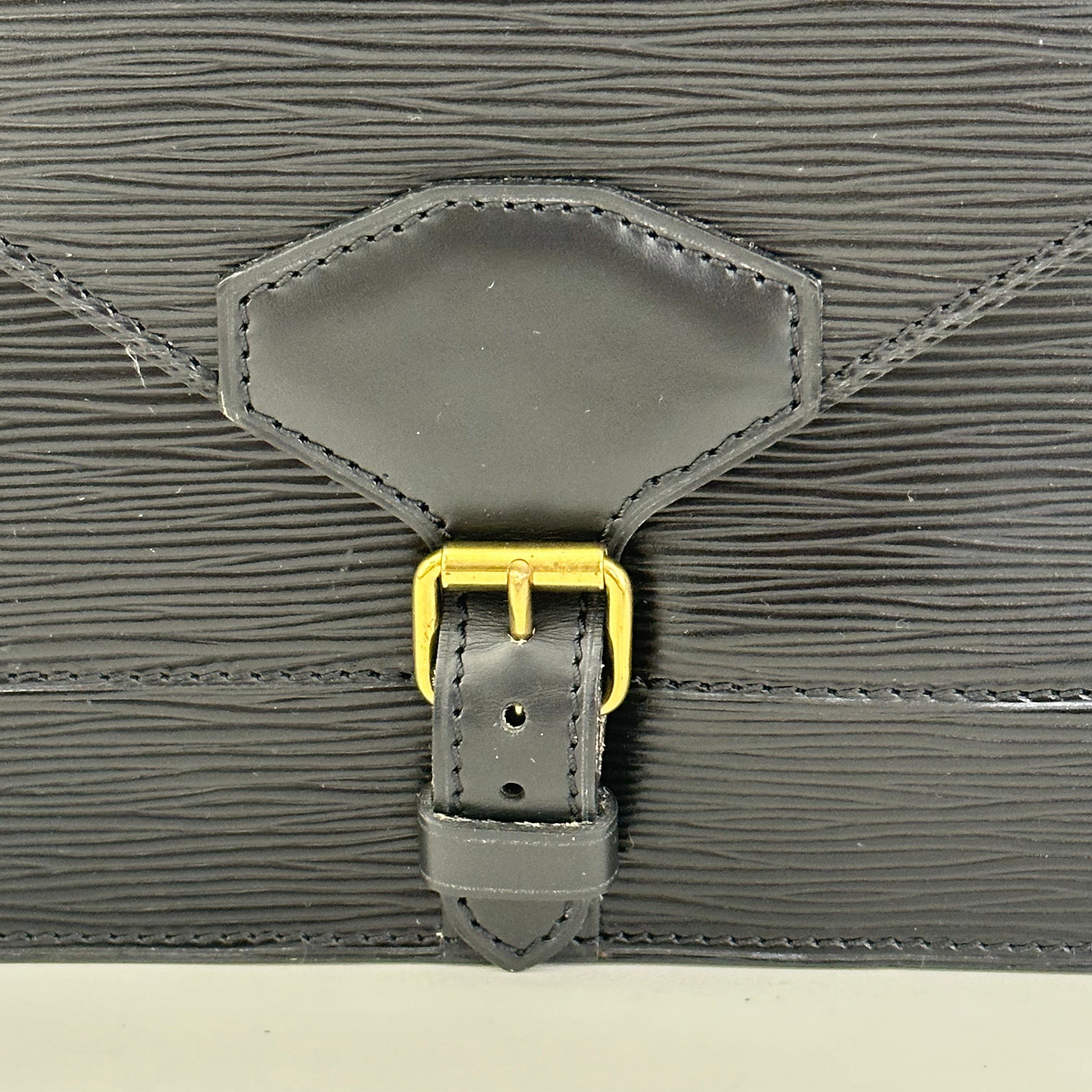 Black Epi Monceau Bag