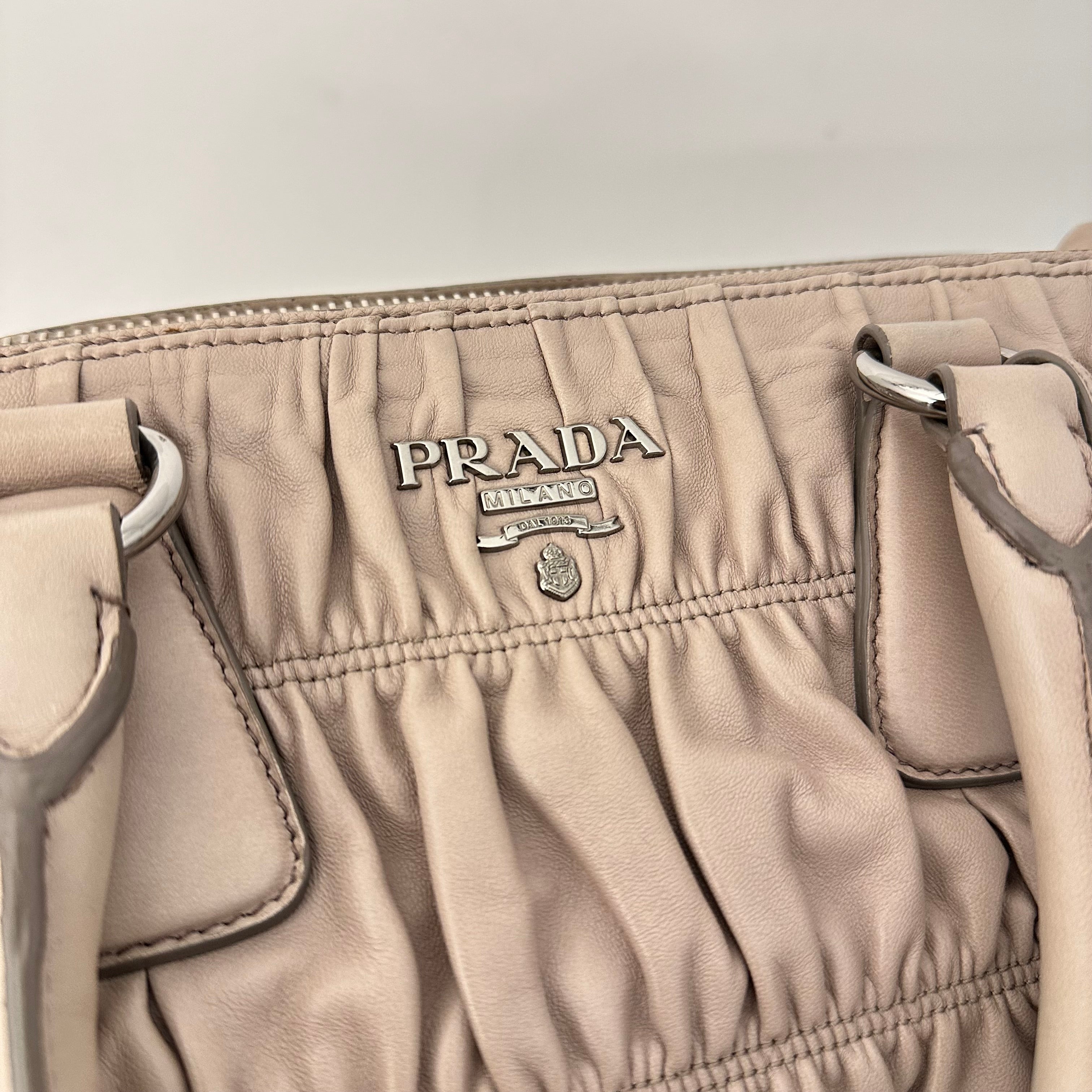Nappa Gaufre Leather Bag