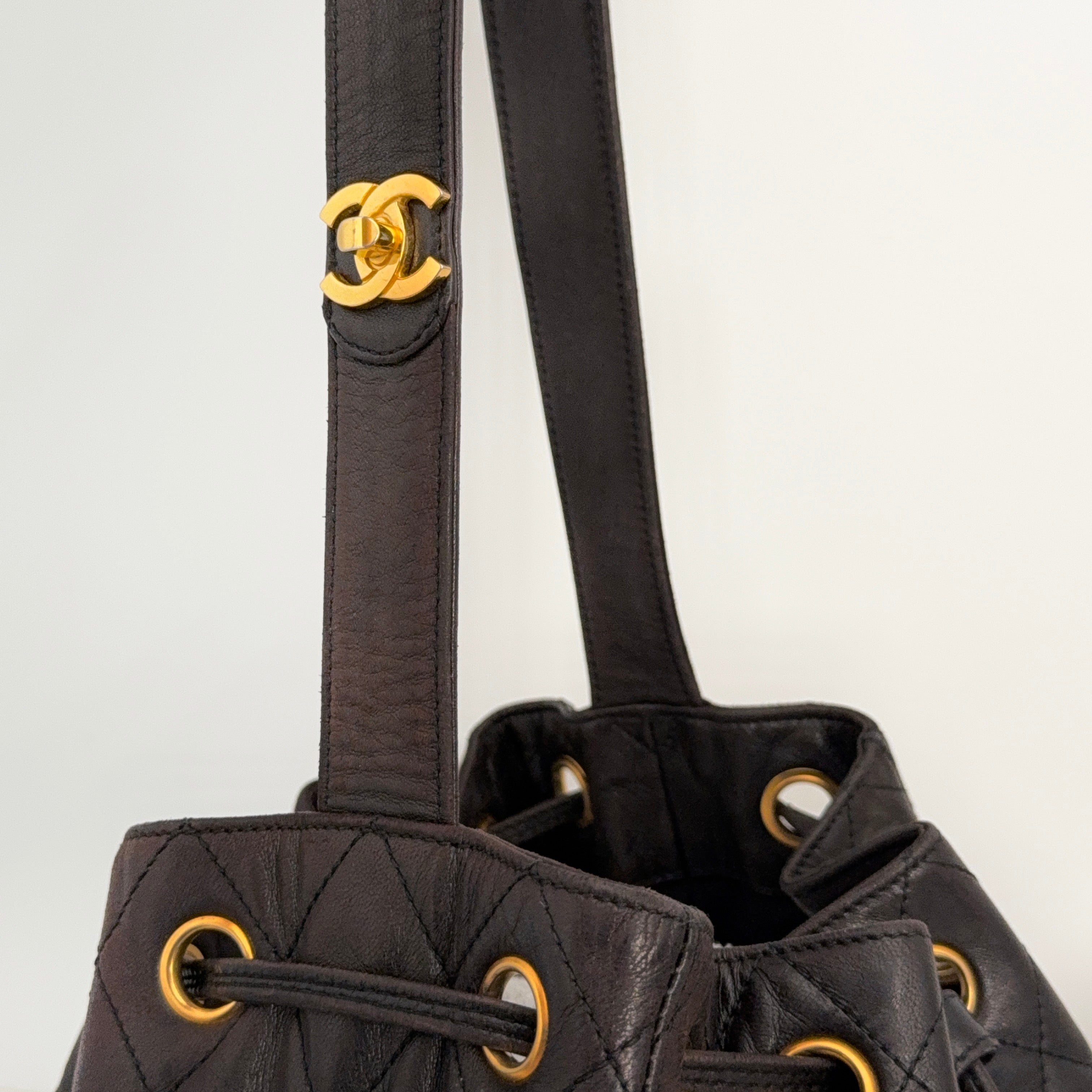 CC Brown Bucket Bag