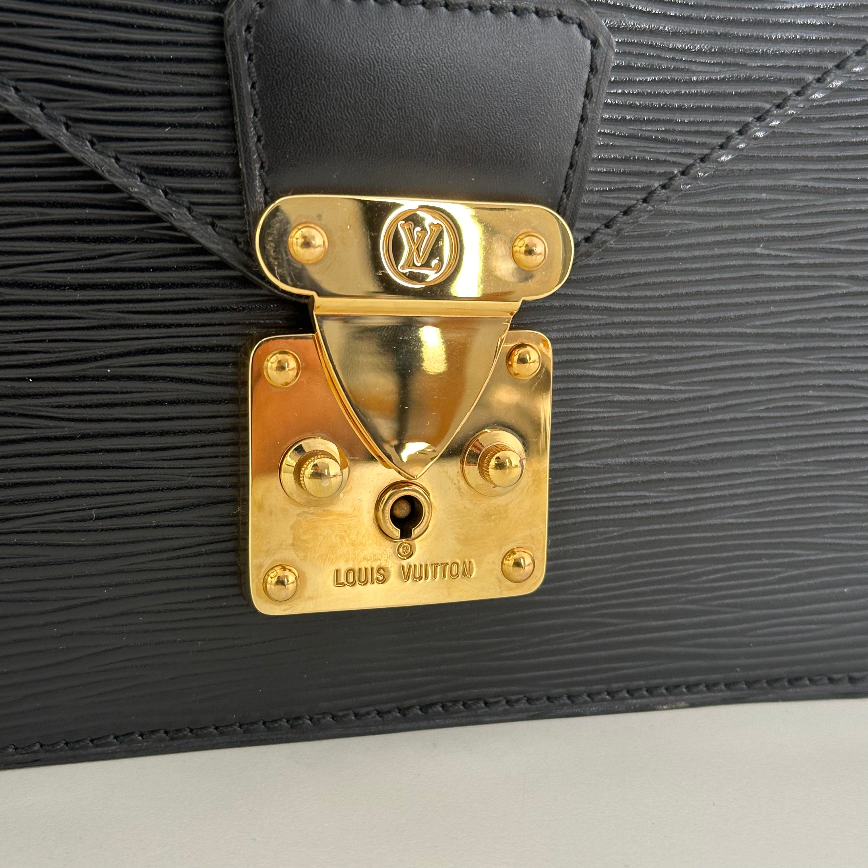 Black Epi Monceau Bag