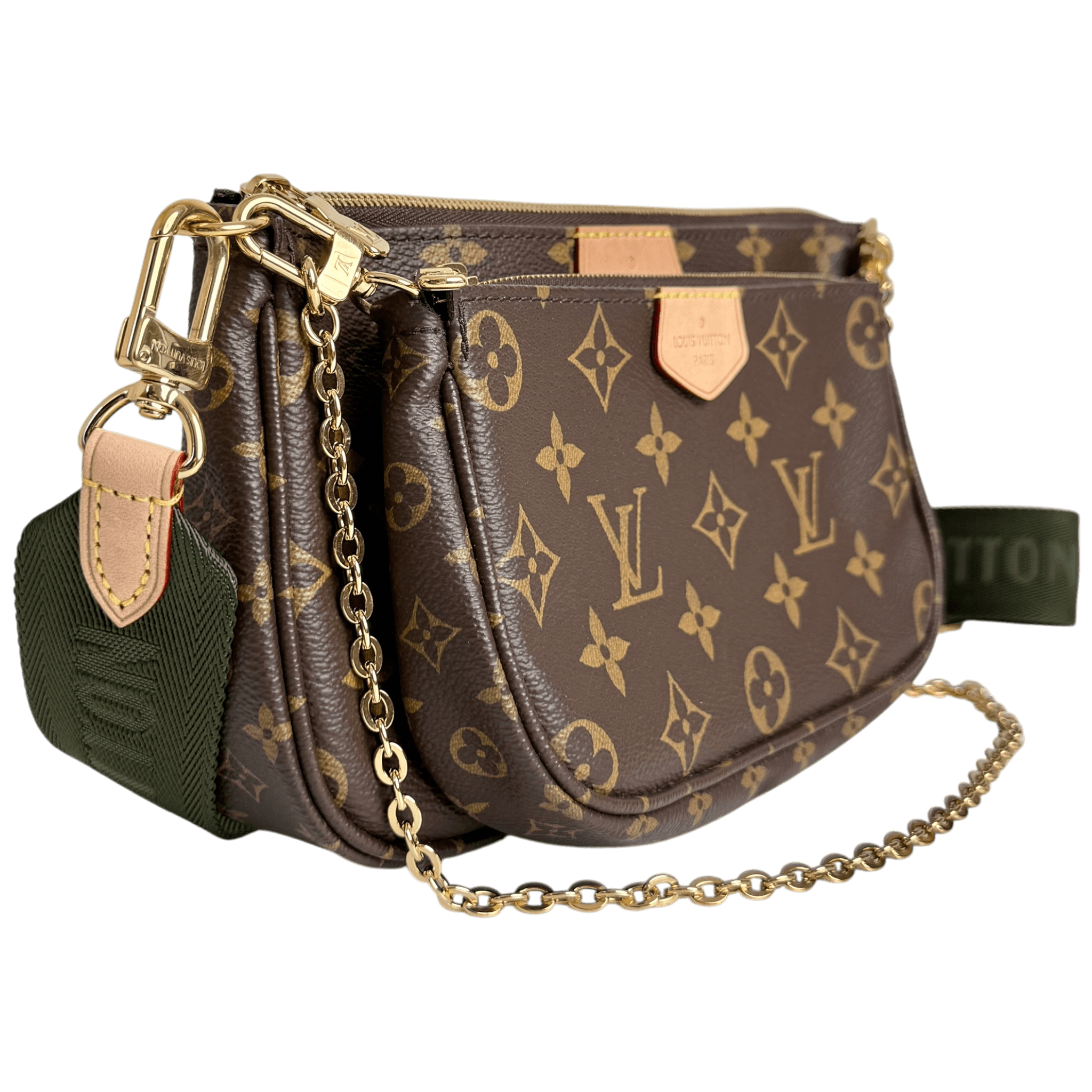 Khaki Multi Pochette