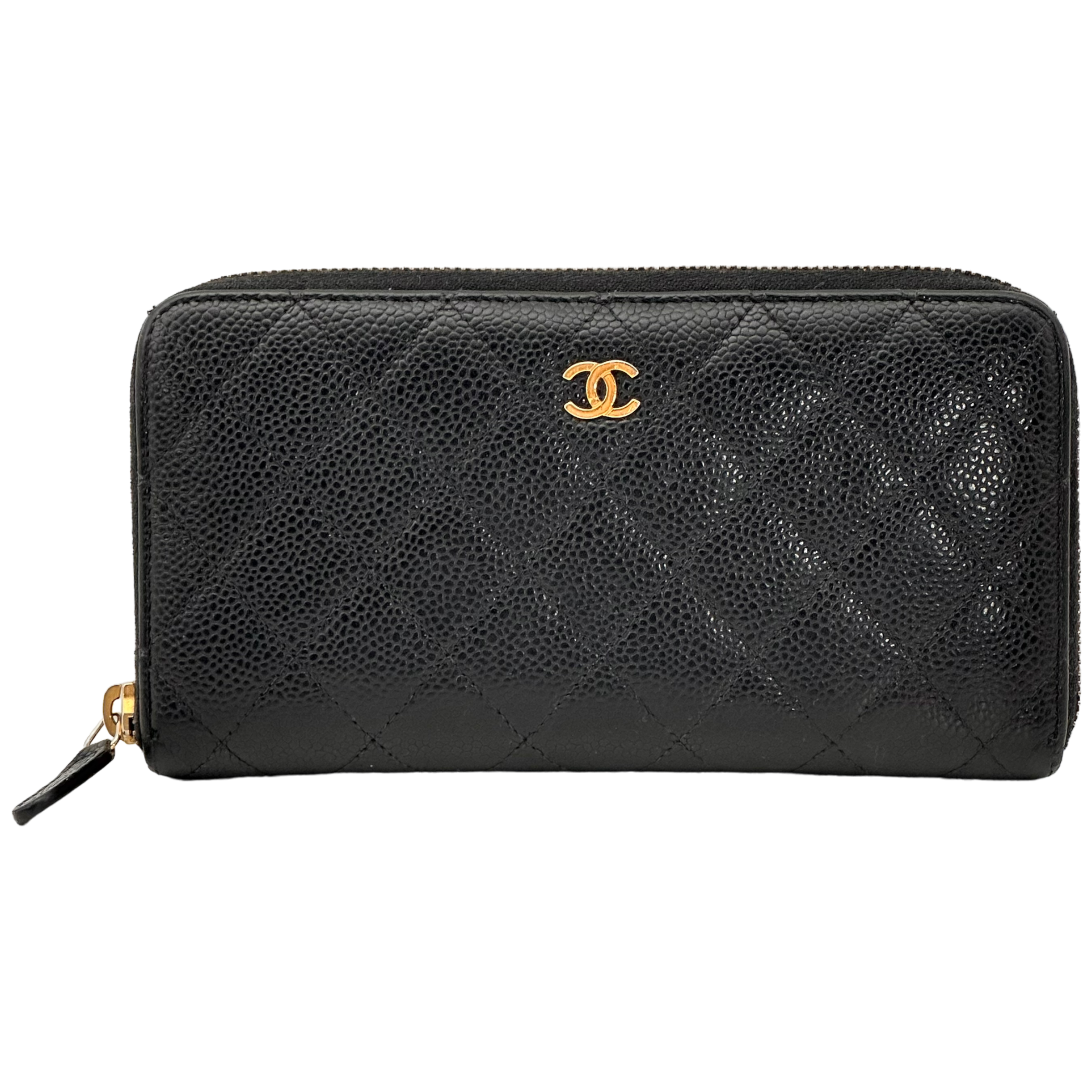 Large Caviar Zippy Wallet