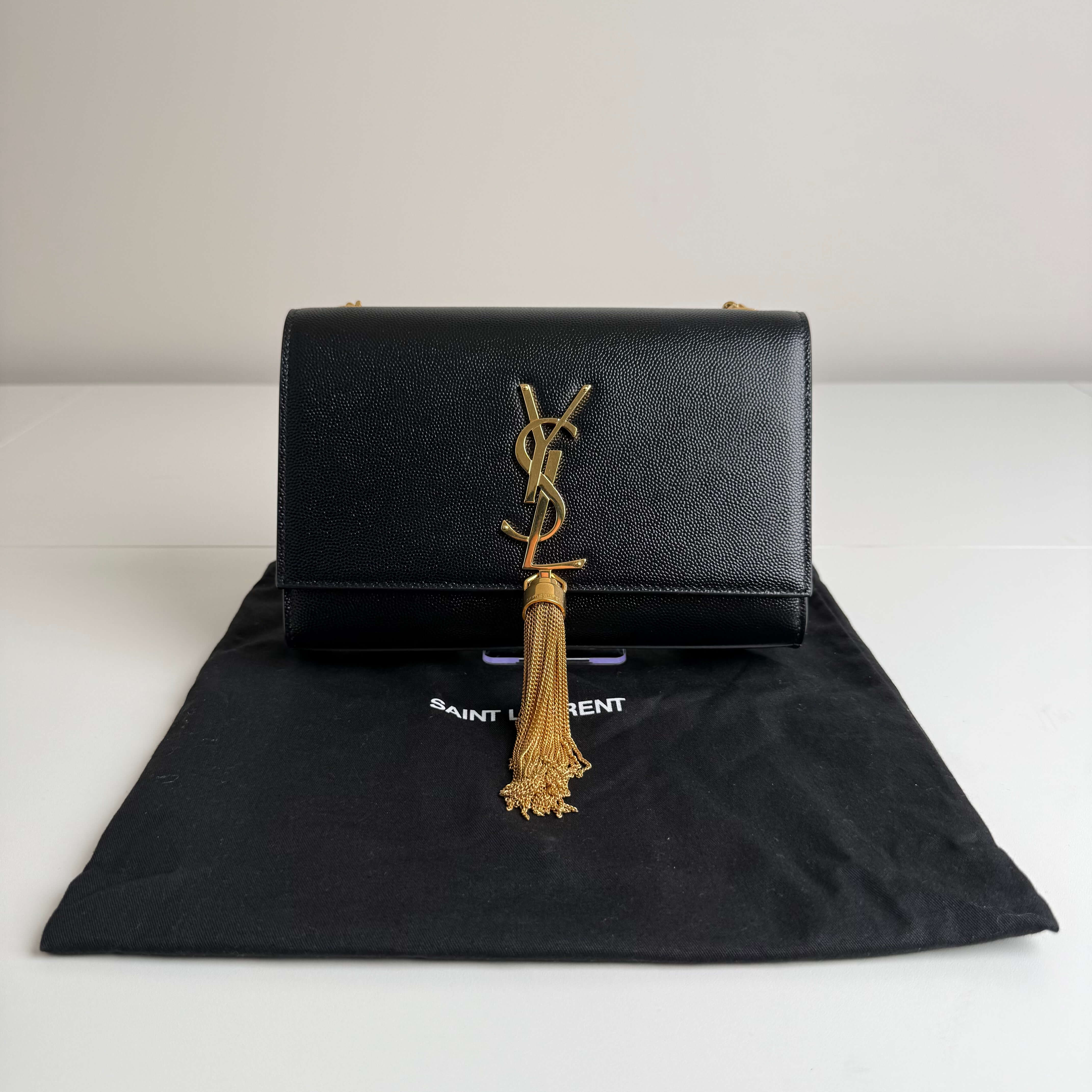 Small Classic Monogram Kate Tassel Bag