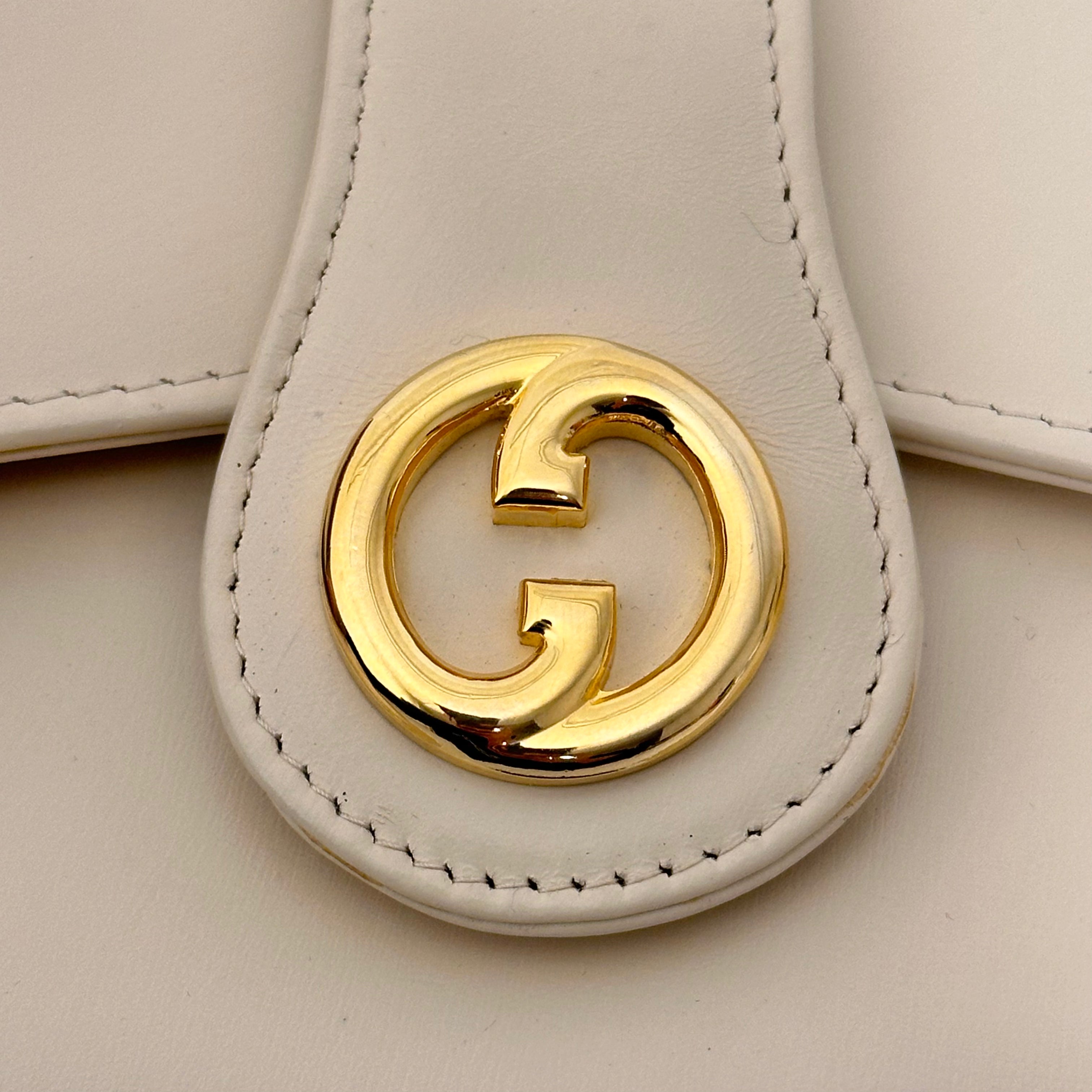 Vintage Ivory Shoulder Bag