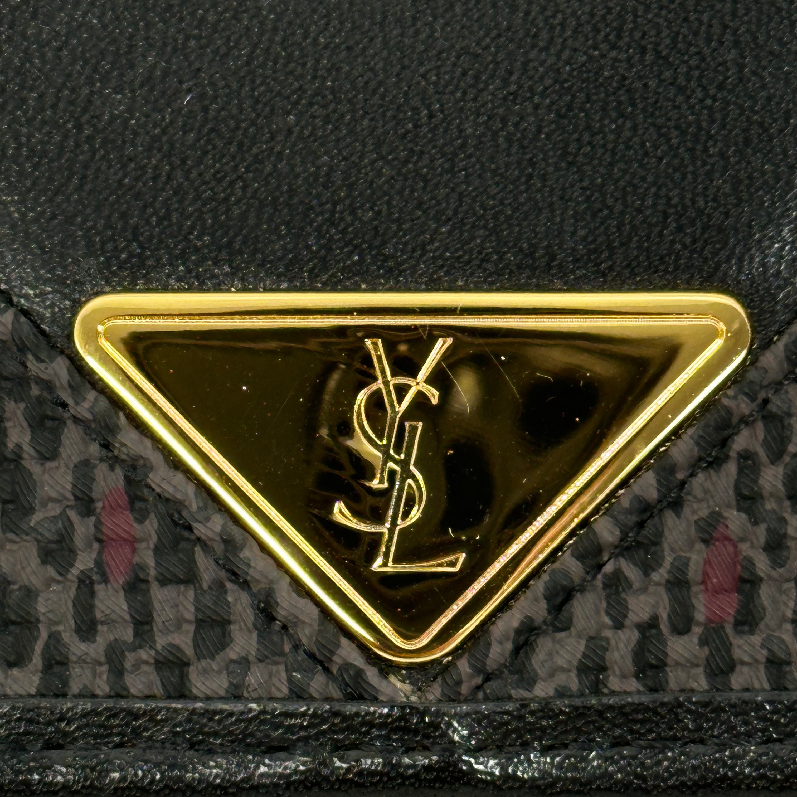 Gold Flap Clutch