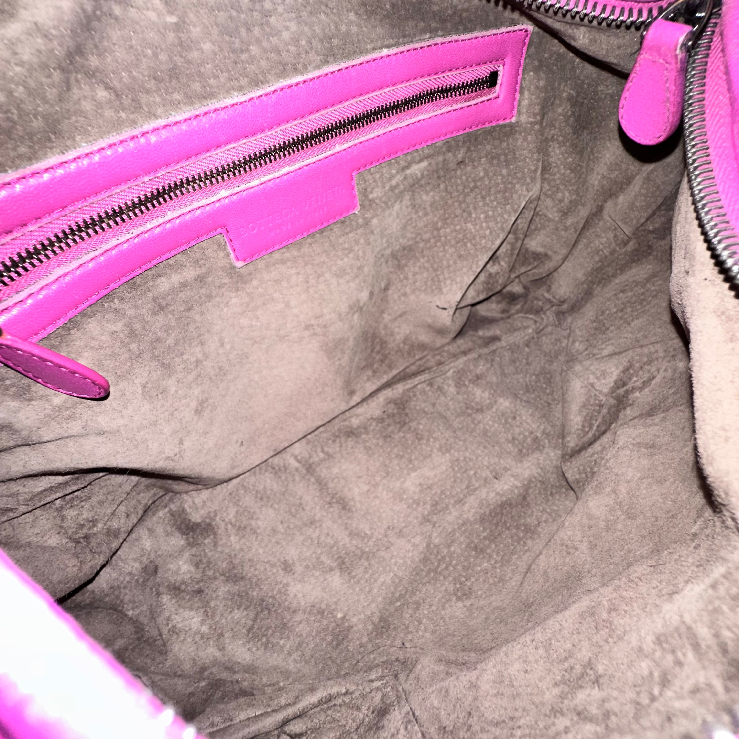 Pink Intrecciato Hobo