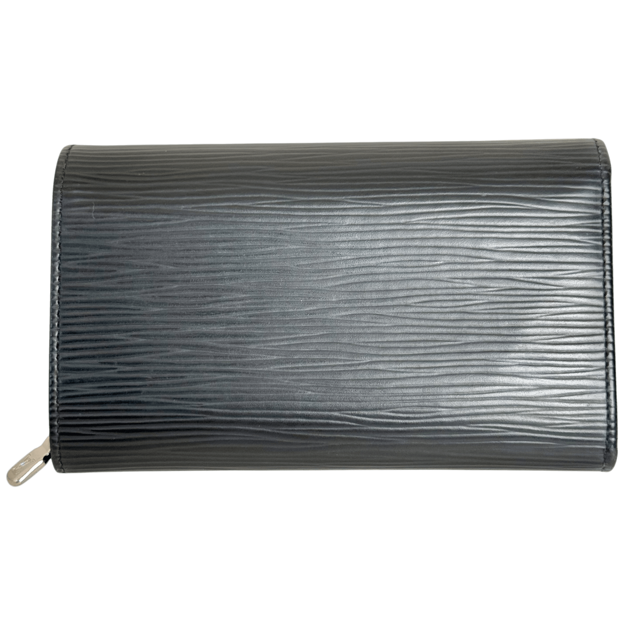 Black Epi Compact Wallet