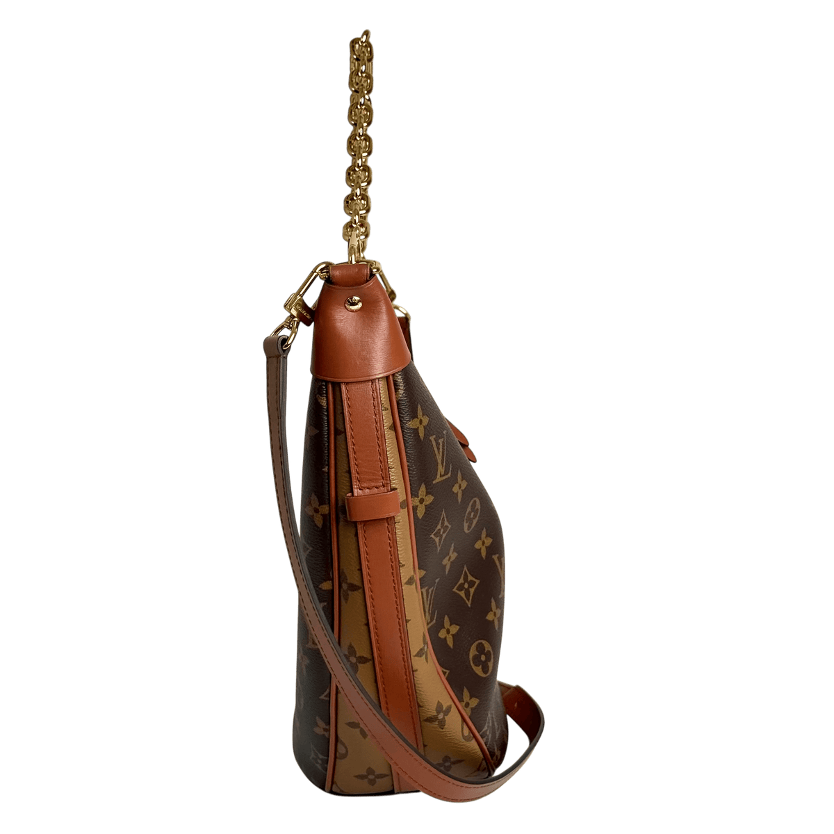 Reverse Monogram Loop Hobo