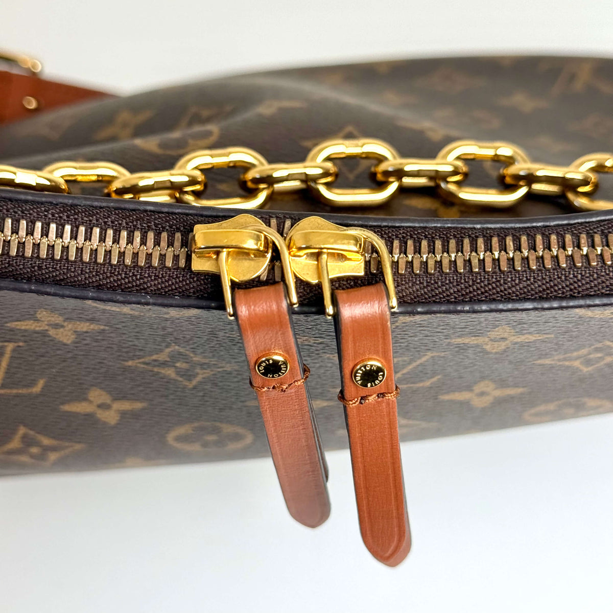 Reverse Monogram Loop Hobo