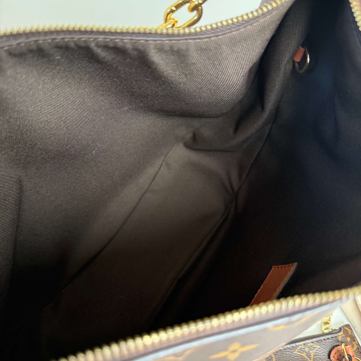 Reverse Monogram Loop Hobo
