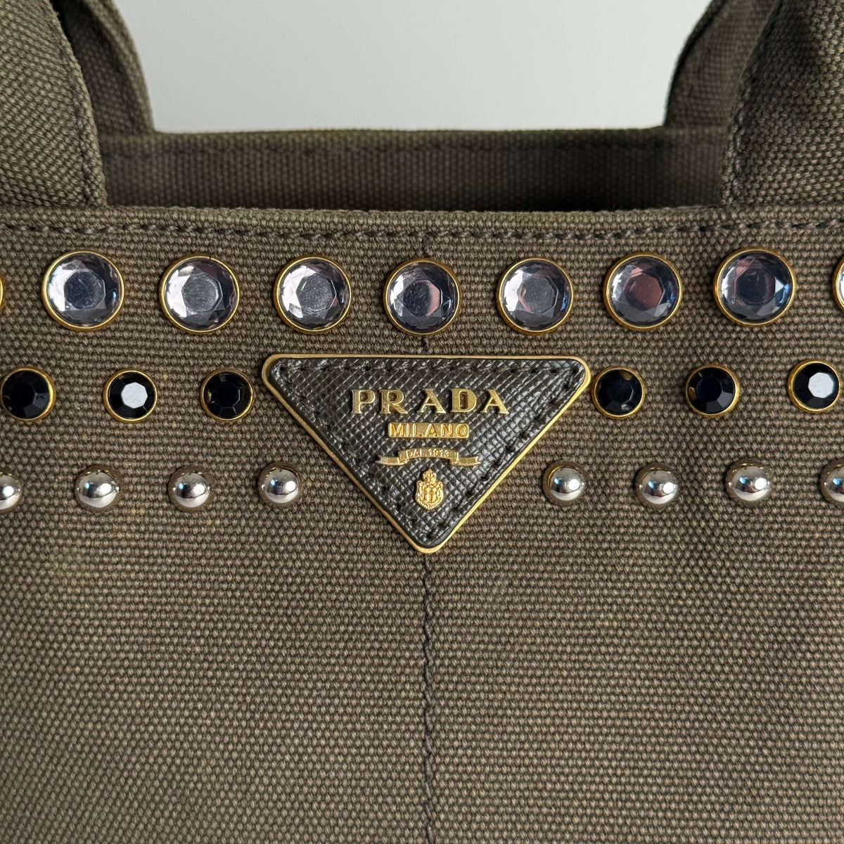 Small Canapa Rhinestones Tote