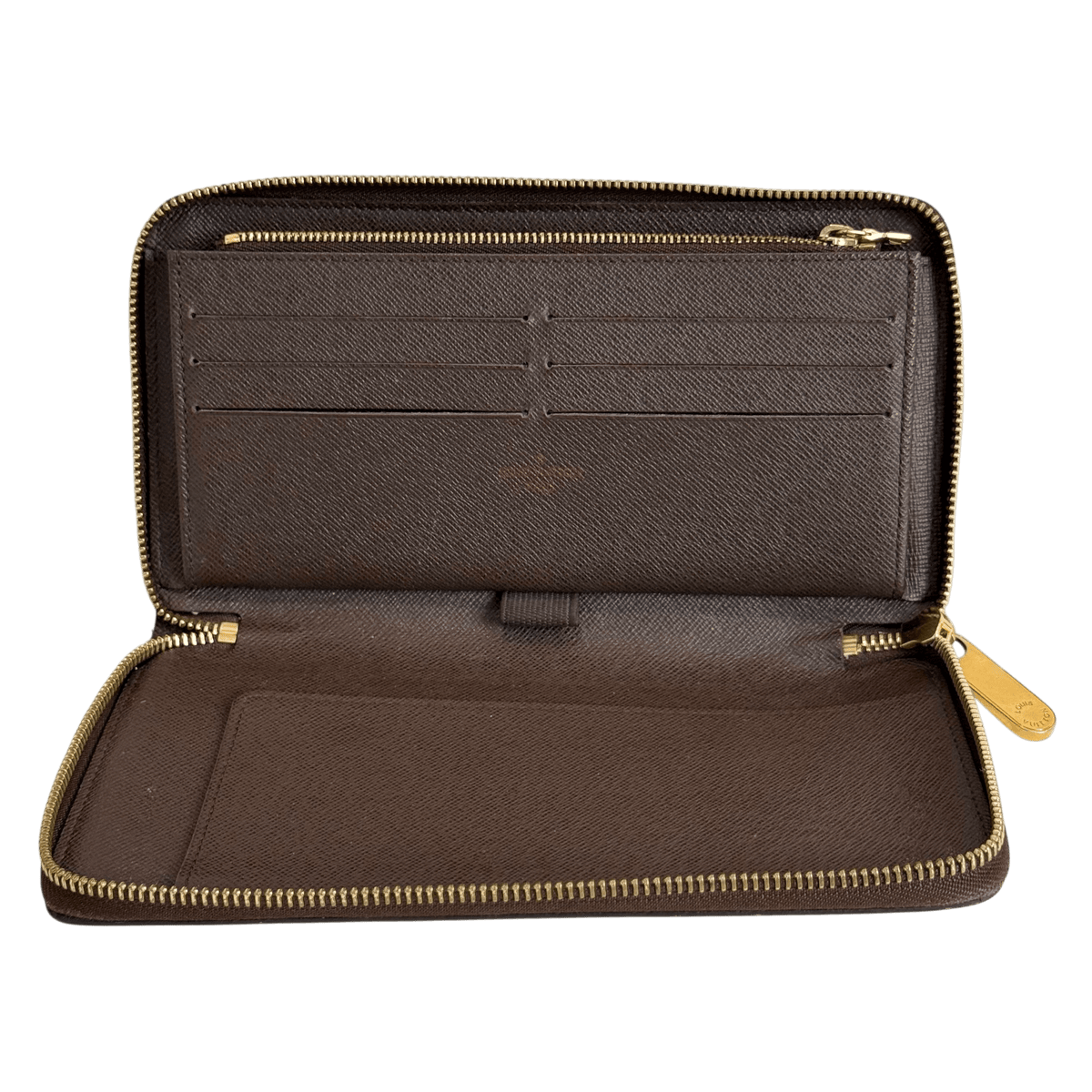 Damier Ebene Zippy Organizer Wallet