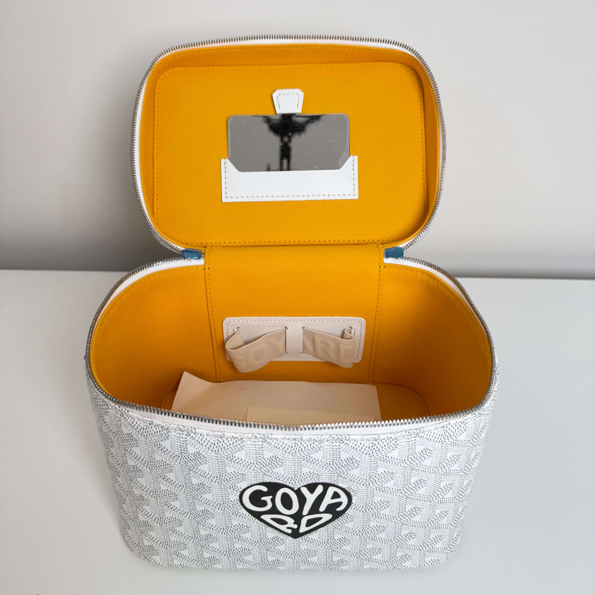 Goyardine Muse Vanity Case w/ Strap