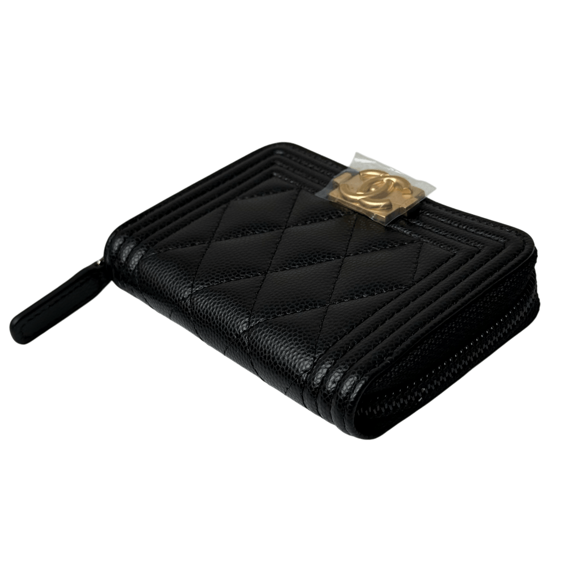 Boy Quilted Zip Around Coin Wallet
