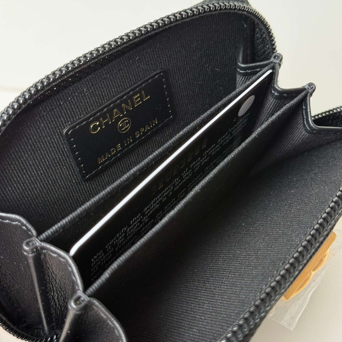Boy Quilted Zip Around Coin Wallet