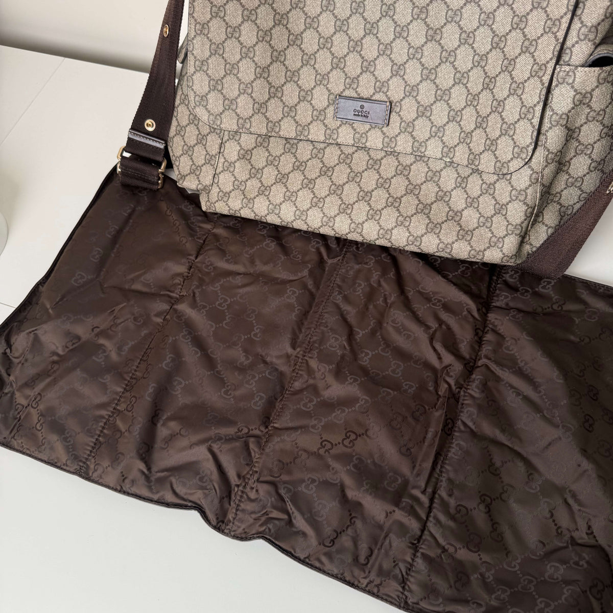 GG Web Diaper Bag