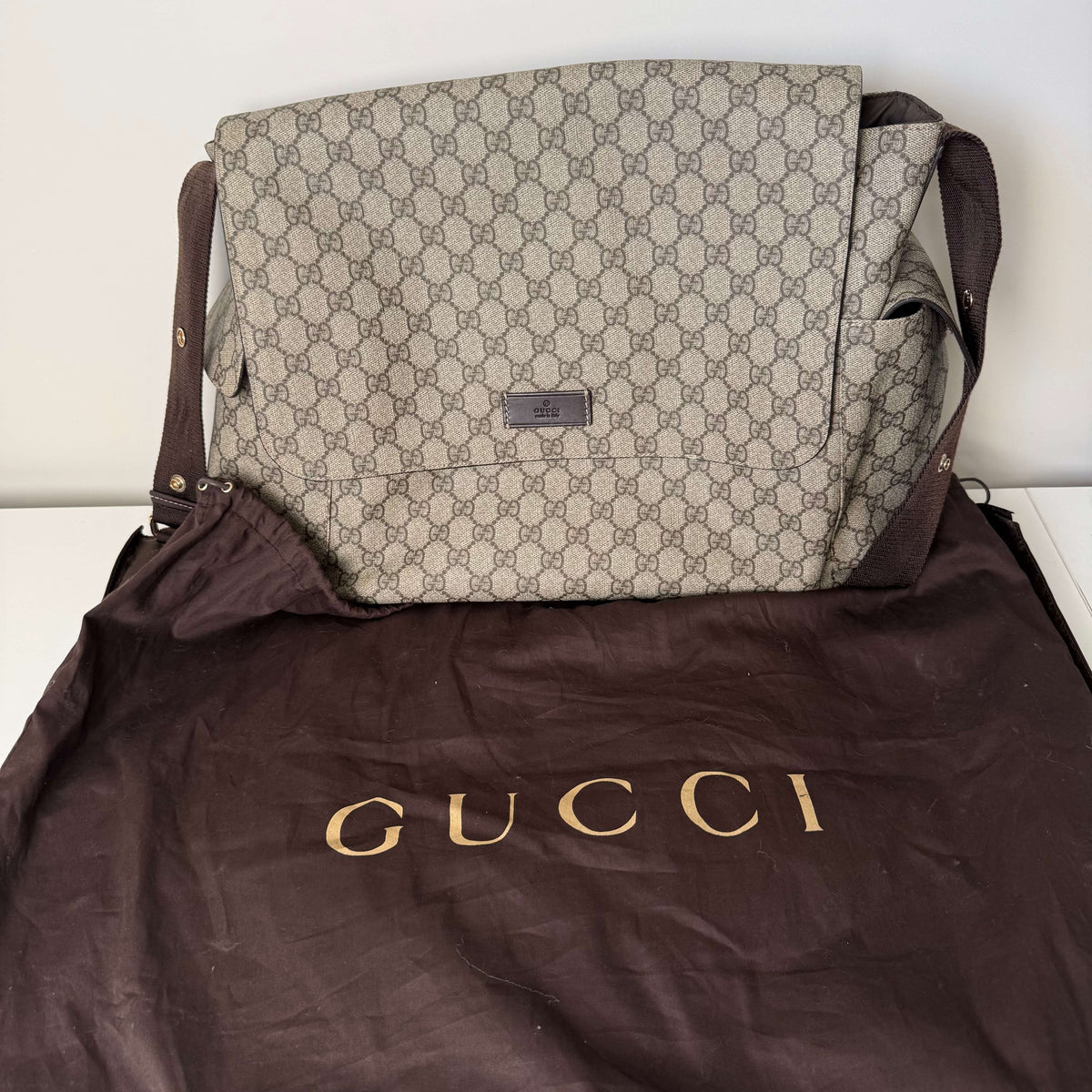 GG Web Diaper Bag