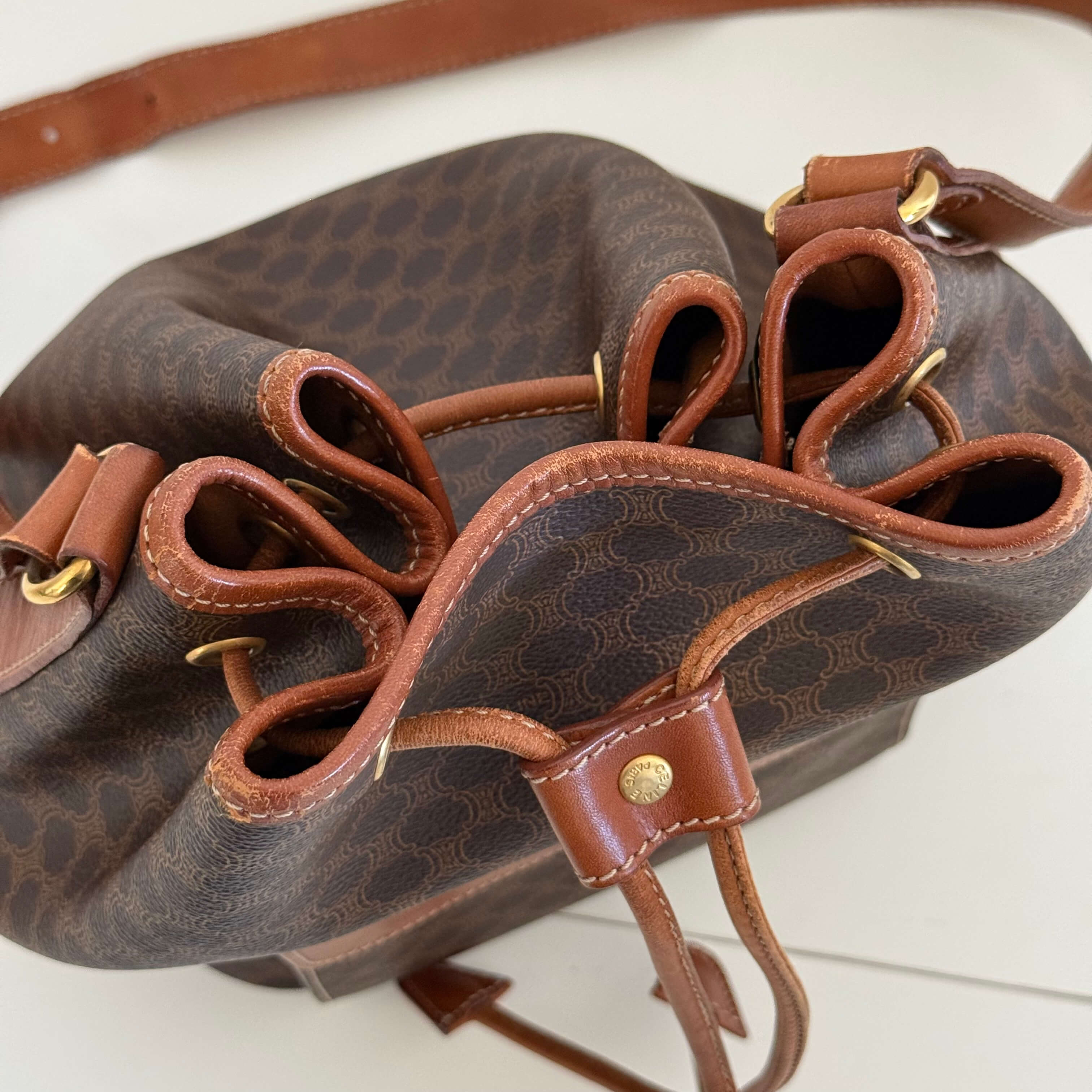 Vintage Macadam Bucket Bag