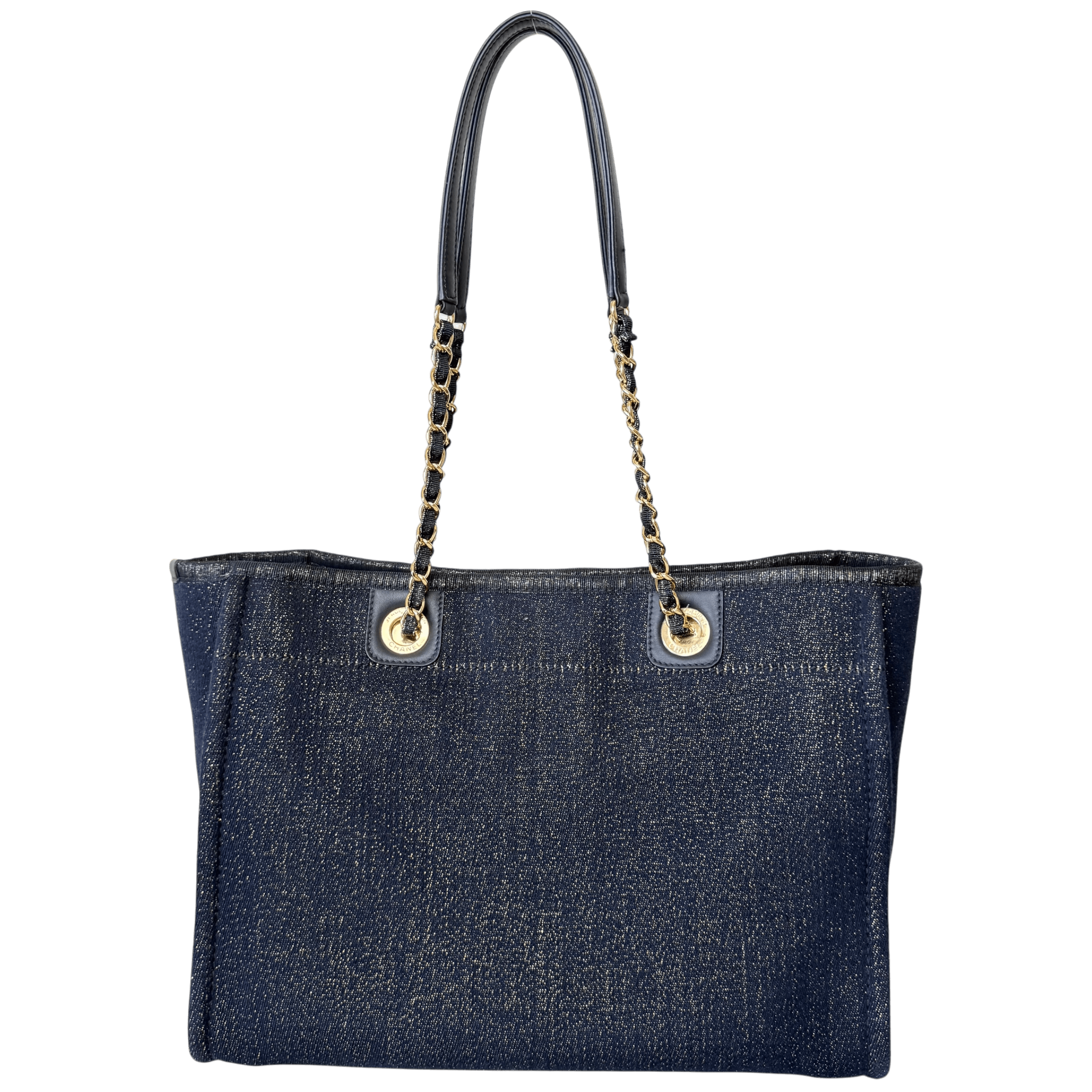 Lurex Canvas Small Deauville Glitter Detail