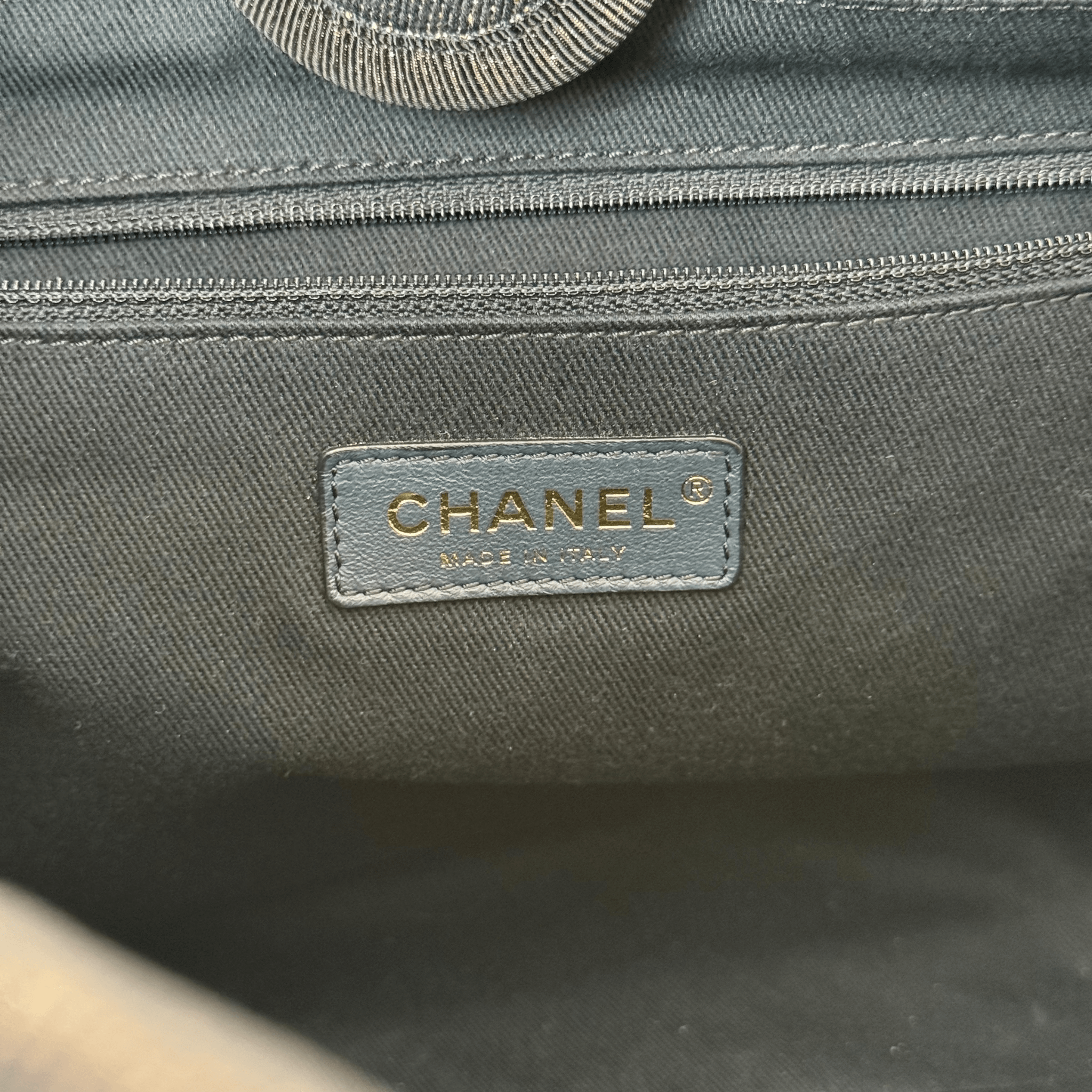 Lurex Canvas Small Deauville Glitter Detail